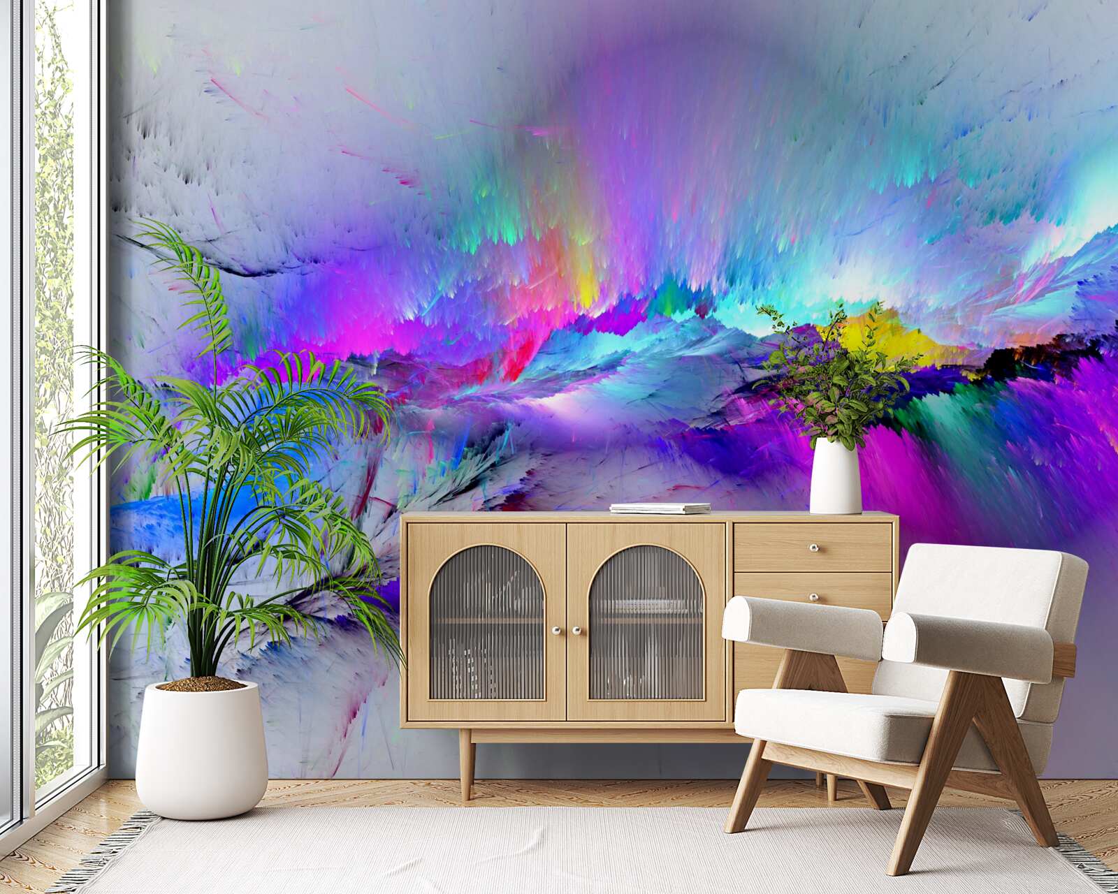 Fototapeta polárna žiara nad južným pólom