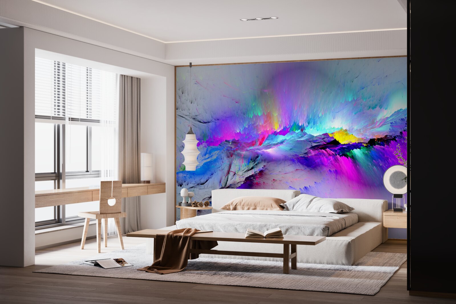 Fototapeta polárna žiara nad južným pólom