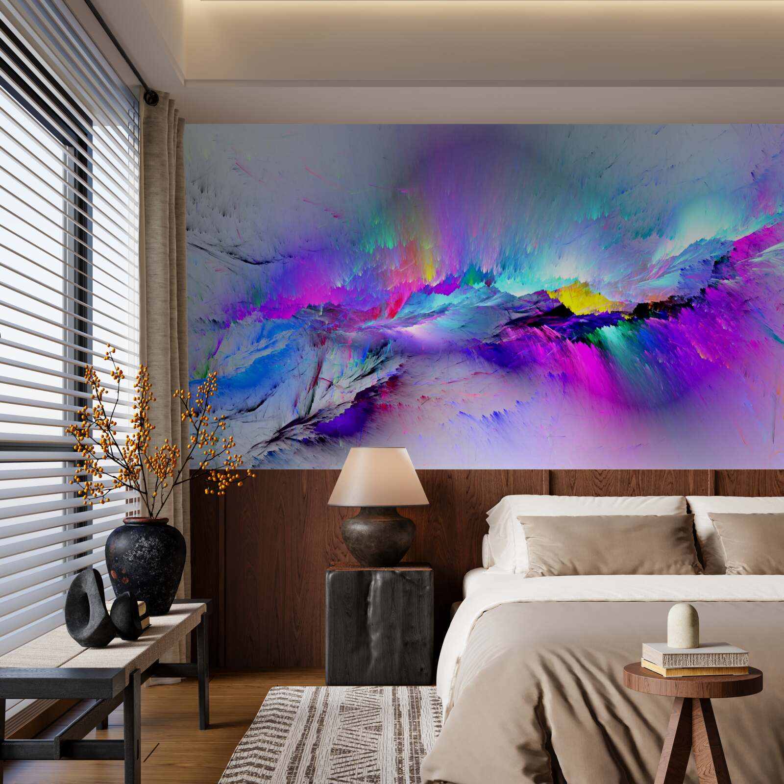 Fototapeta polárna žiara nad južným pólom