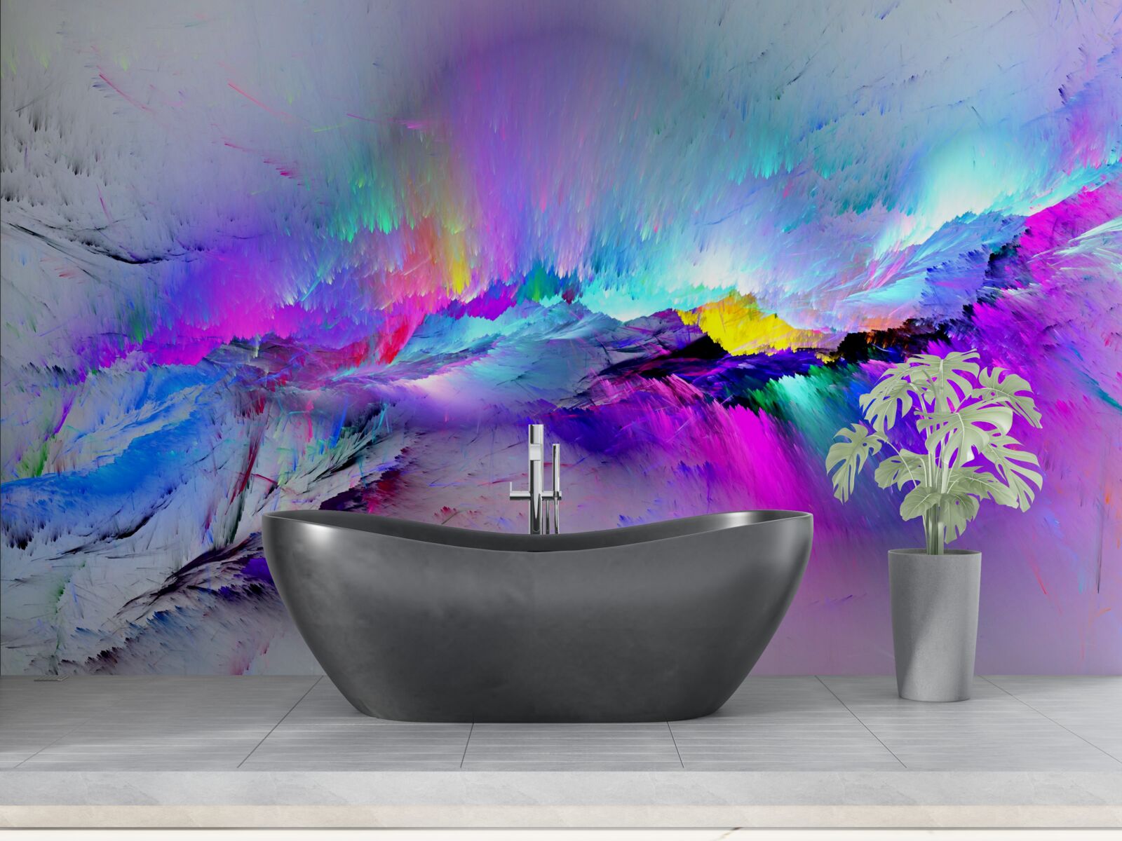 Fototapeta polárna žiara nad južným pólom