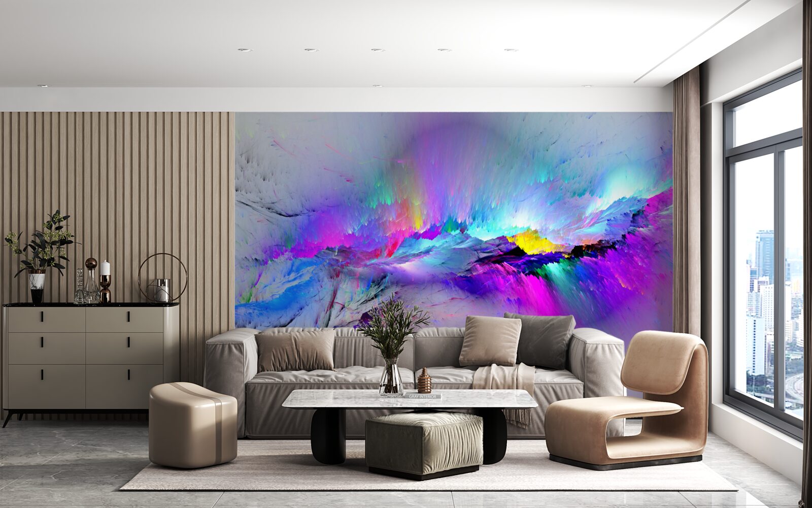 Fototapeta polárna žiara nad južným pólom