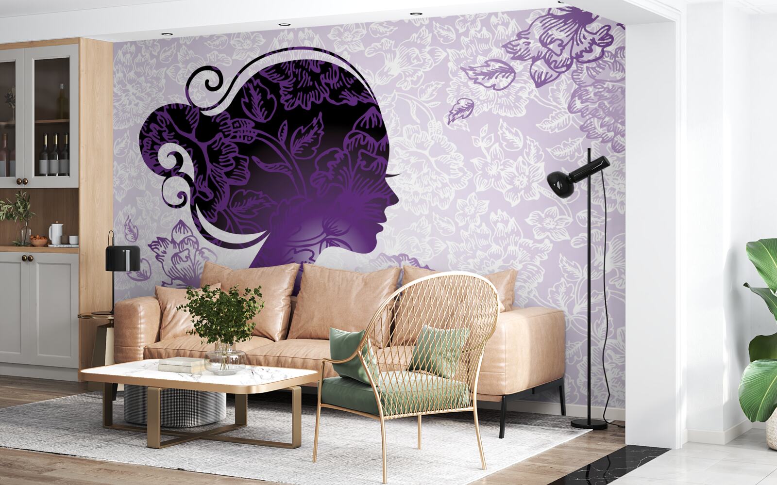 Fototapeta obraz dievčaťa je nejednoznačný