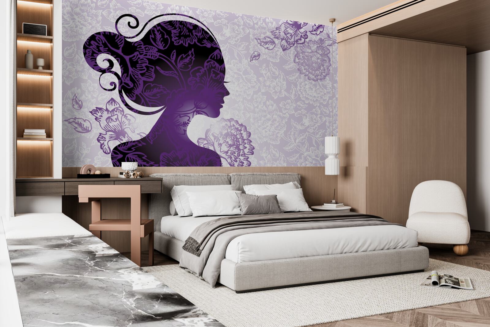 Fototapeta obraz dievčaťa je nejednoznačný