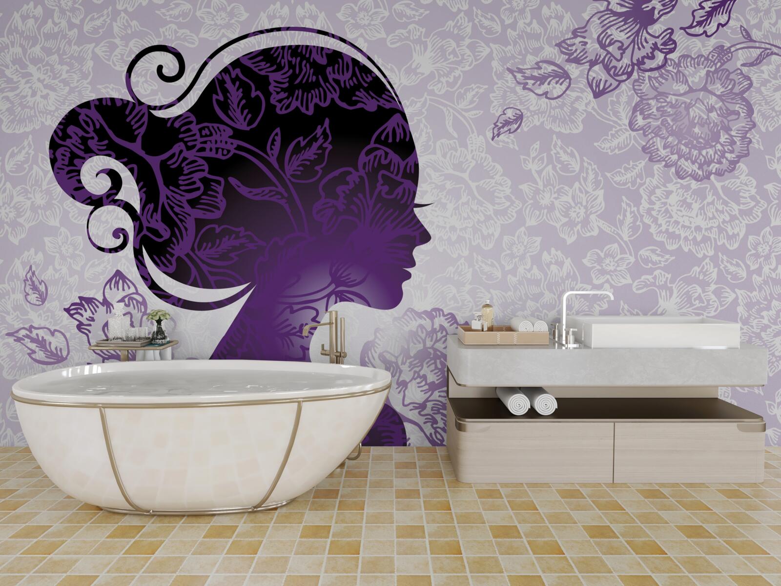 Fototapeta obraz dievčaťa je nejednoznačný