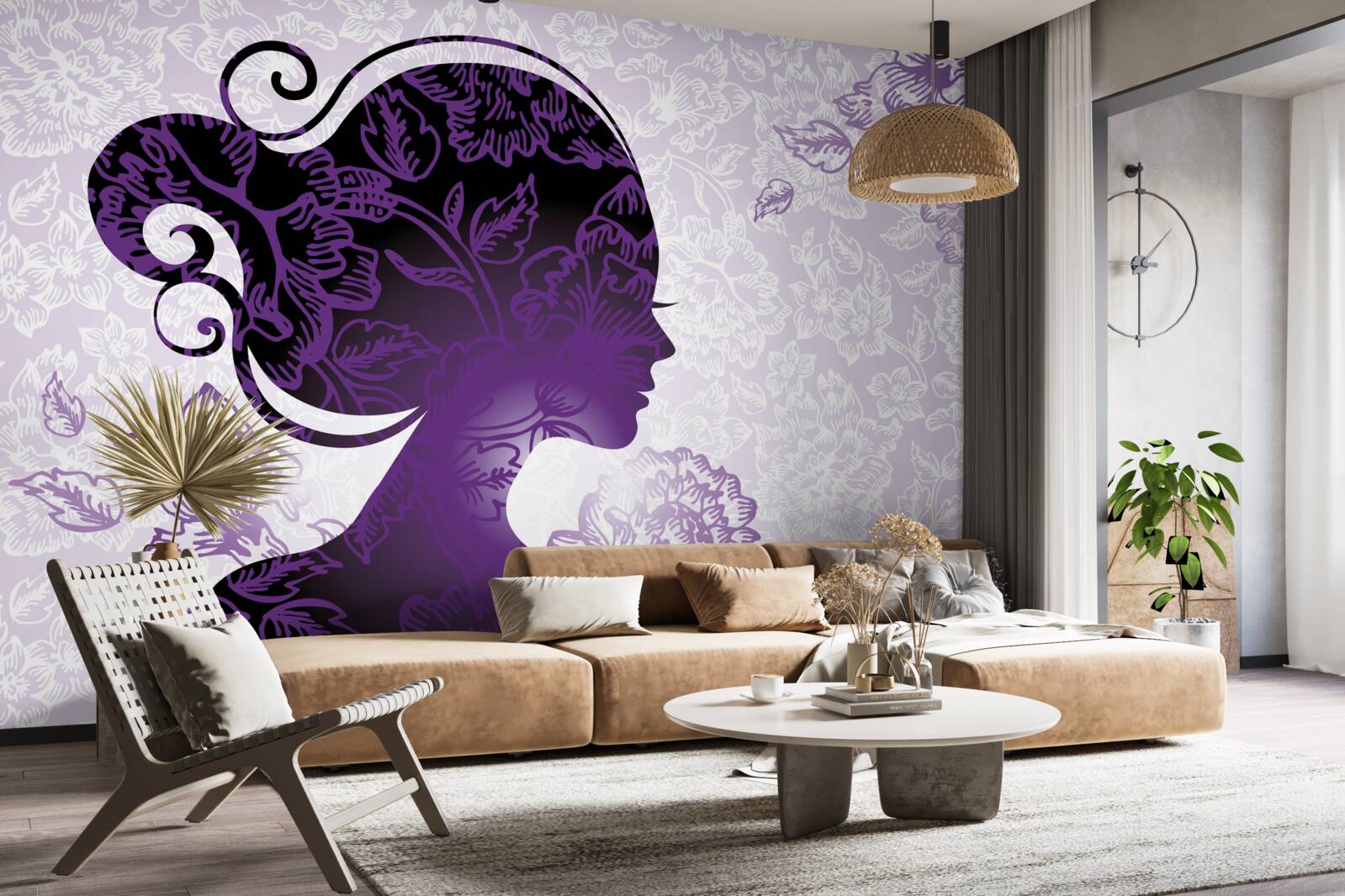 Fototapeta obraz dievčaťa je nejednoznačný