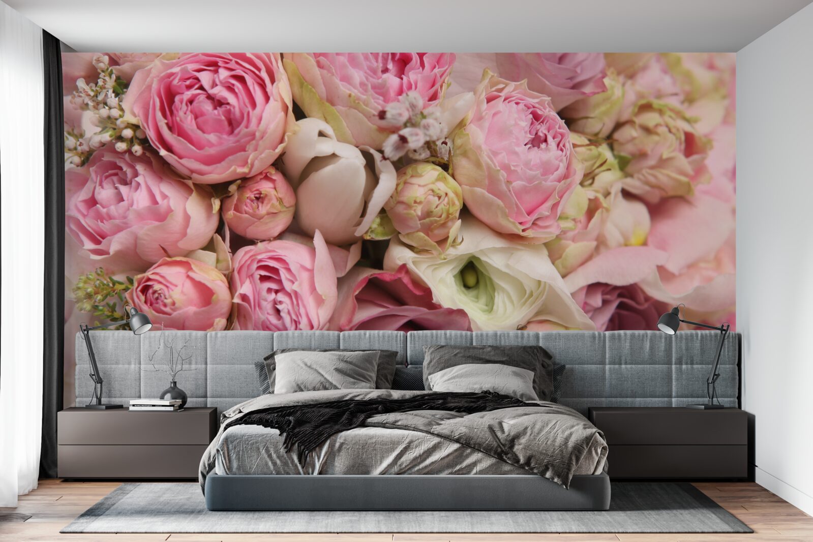 Fototapeta jemná kytica kvetov s romantickým nádychom