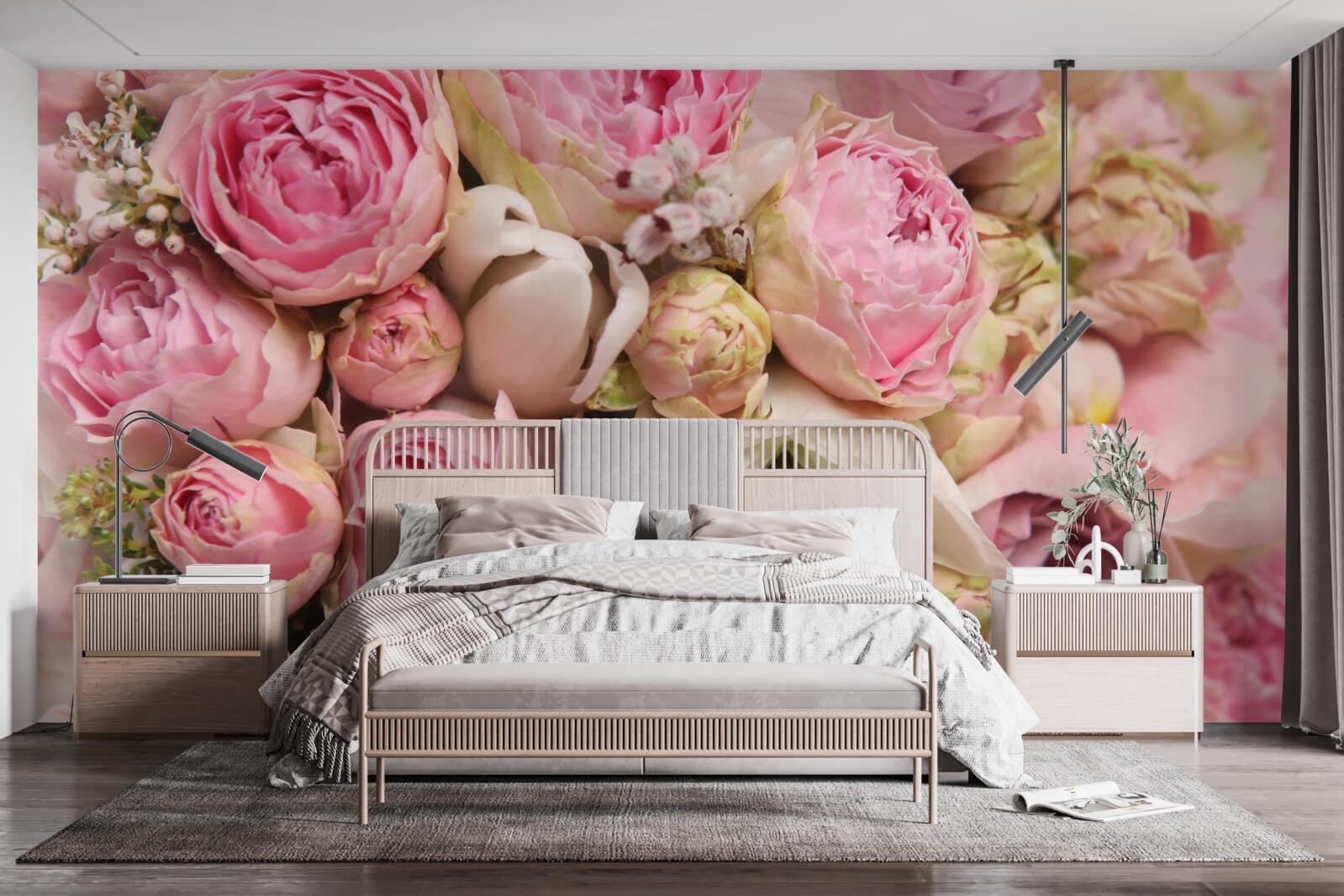 Fototapeta jemná kytica kvetov s romantickým nádychom