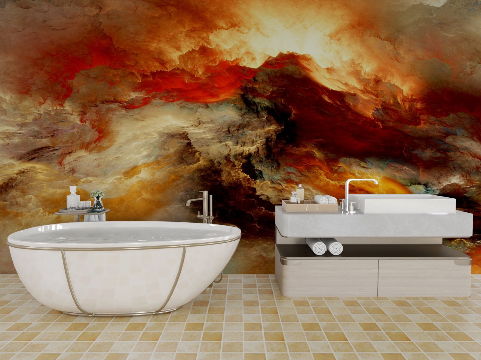 Fototapeta vietor v skalnatom priestore