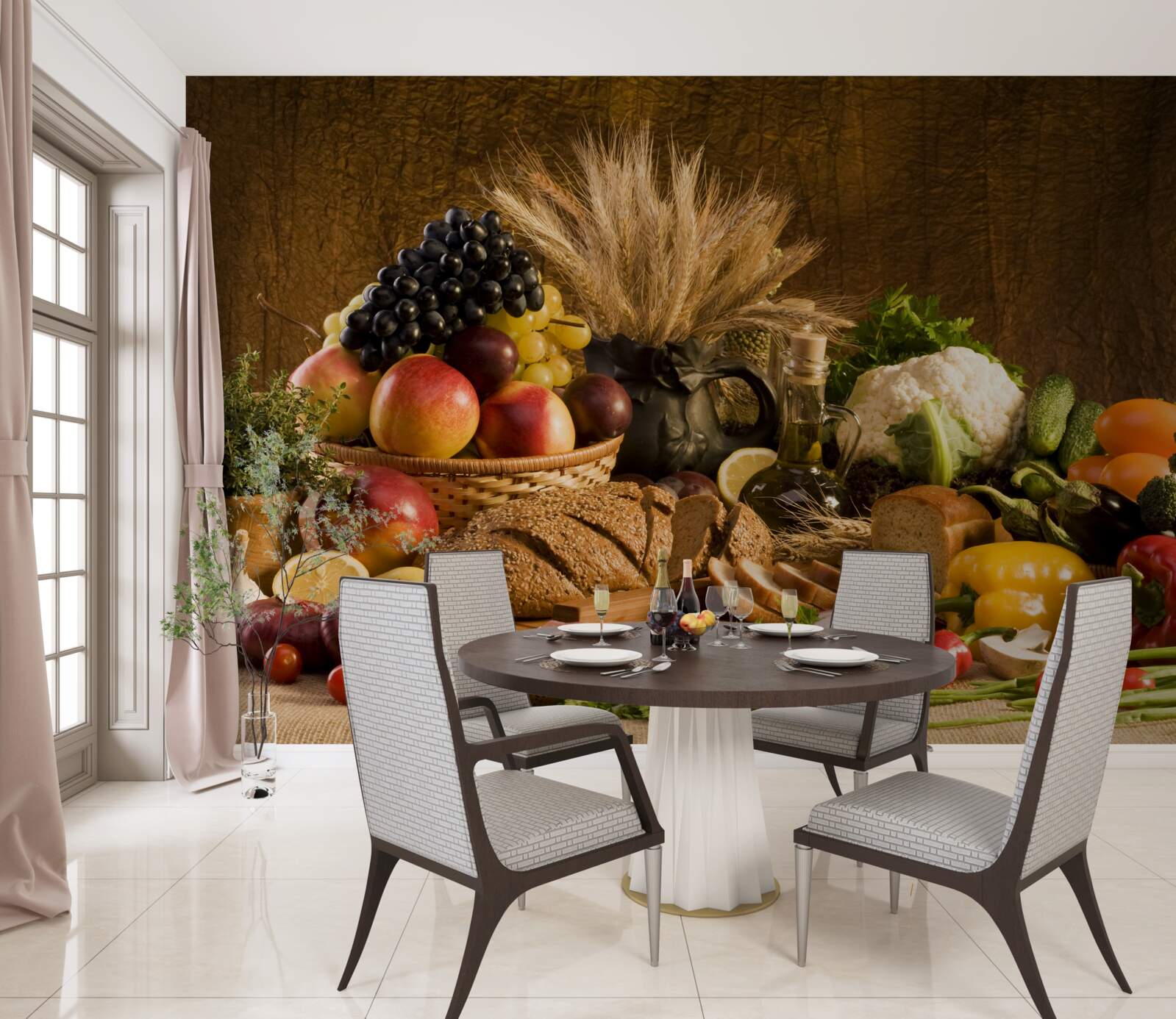 Fototapeta stôl elegantne zdobený