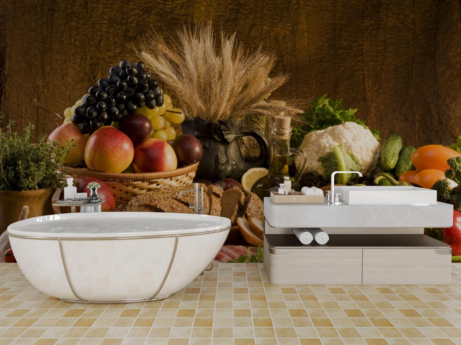 Fototapeta stôl elegantne zdobený