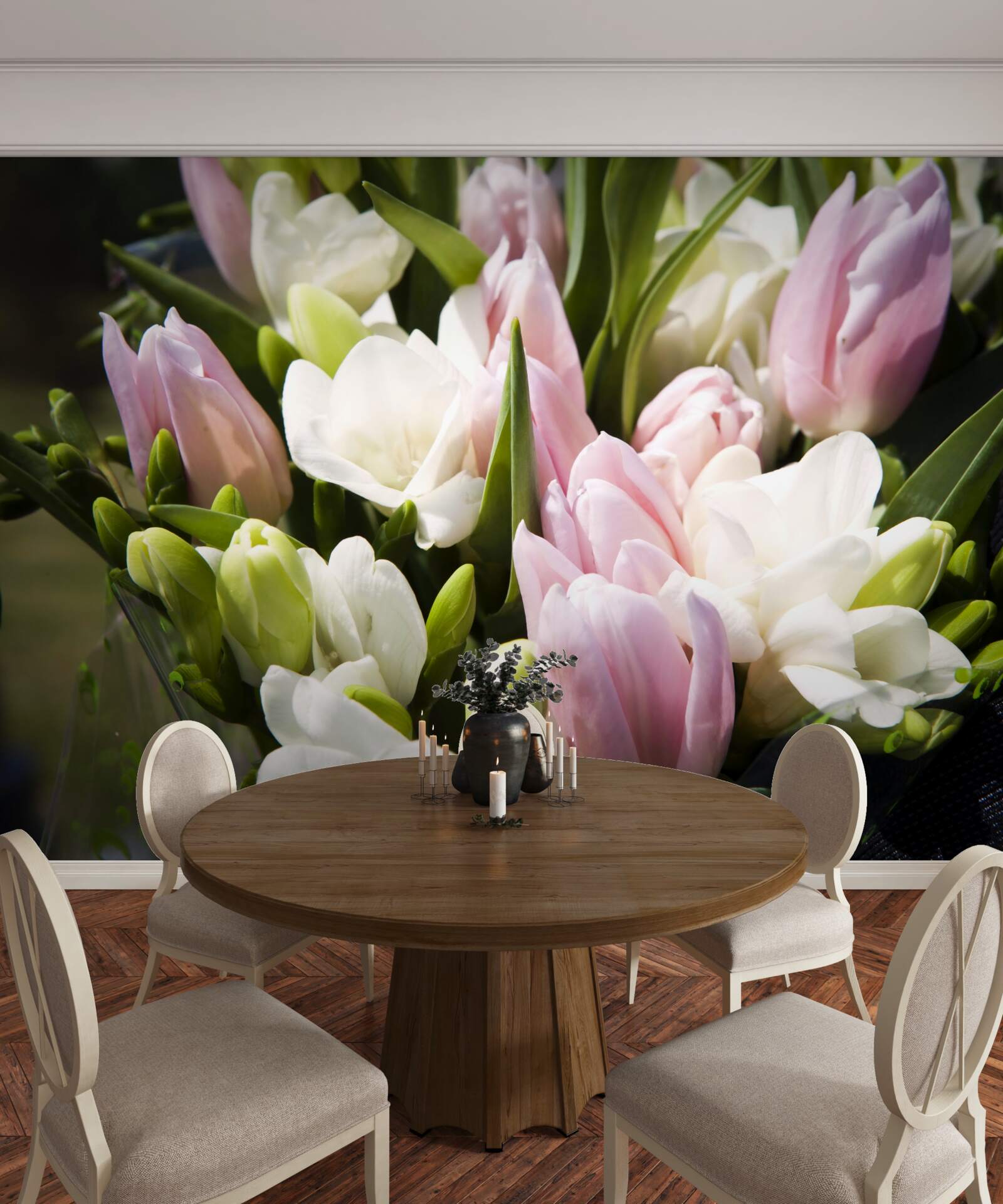 Fototapeta sada jarnej flóry