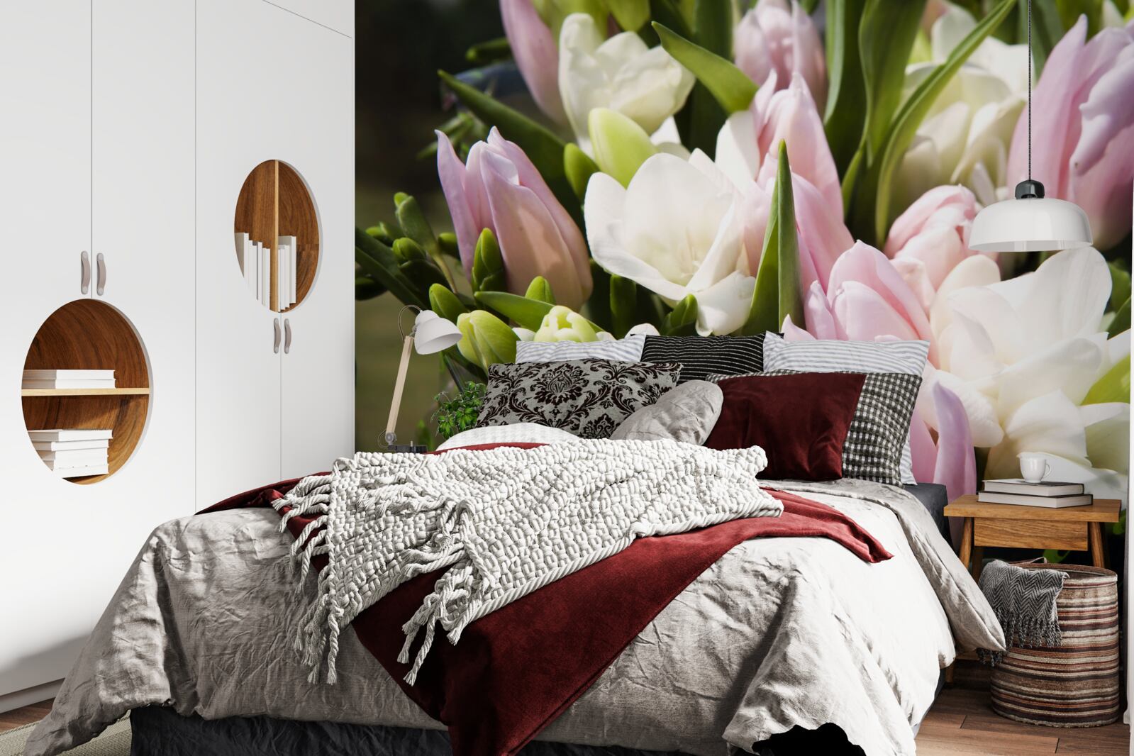 Fototapeta sada jarnej flóry