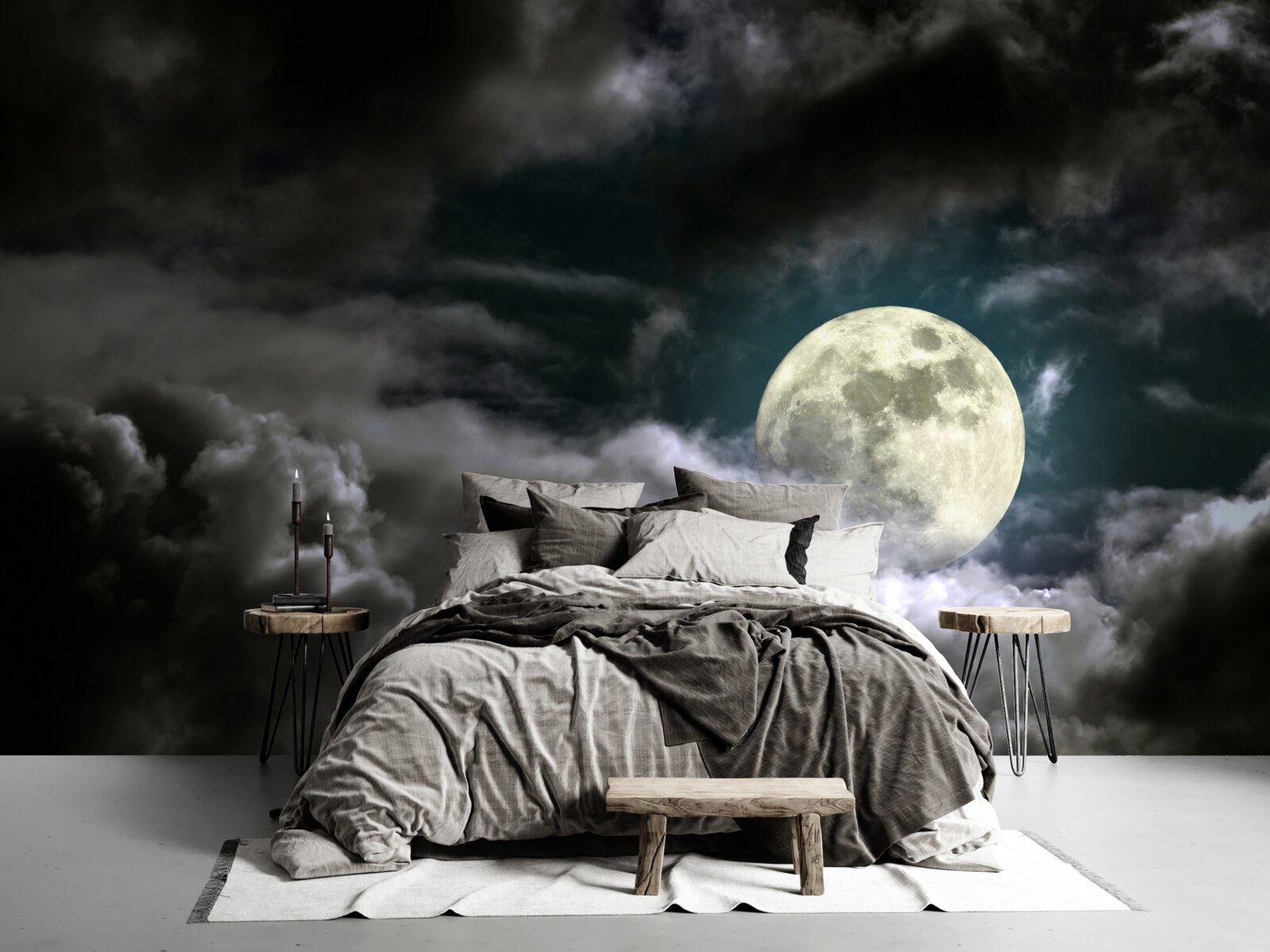 Fototapeta spln nad oblakmi, pútajúci pozornosť svojou krásou