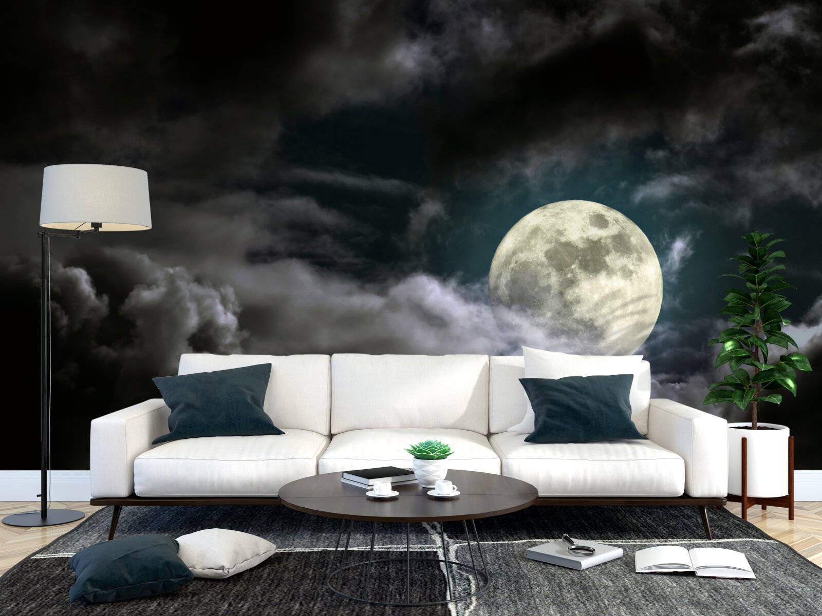 Fototapeta spln nad oblakmi, pútajúci pozornosť svojou krásou