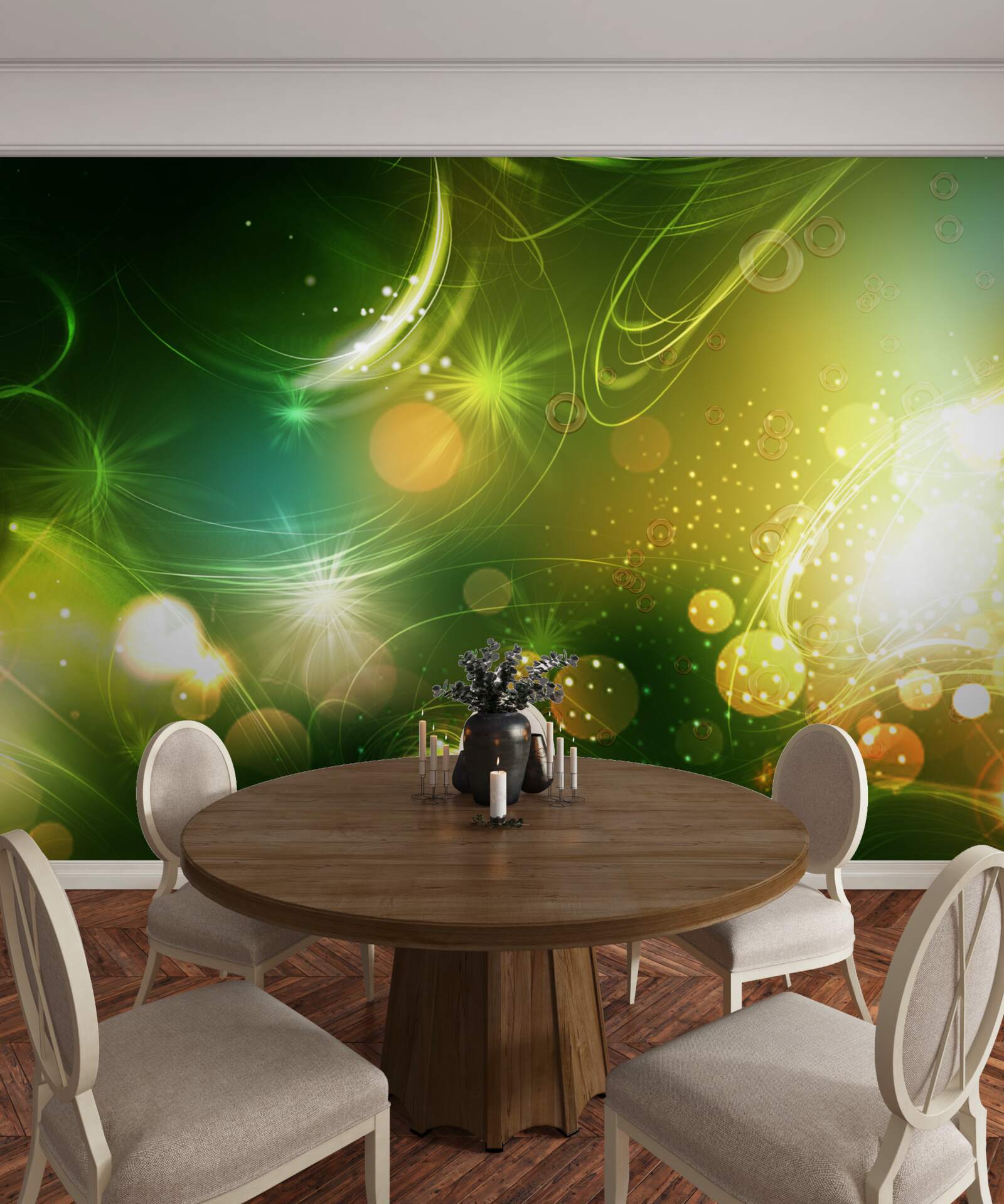 Fototapeta galaxie a planéty