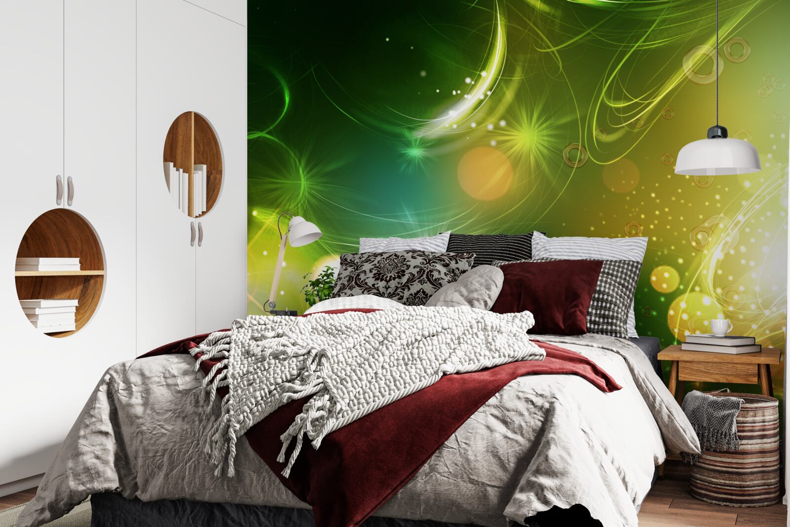 Fototapeta galaxie a planéty