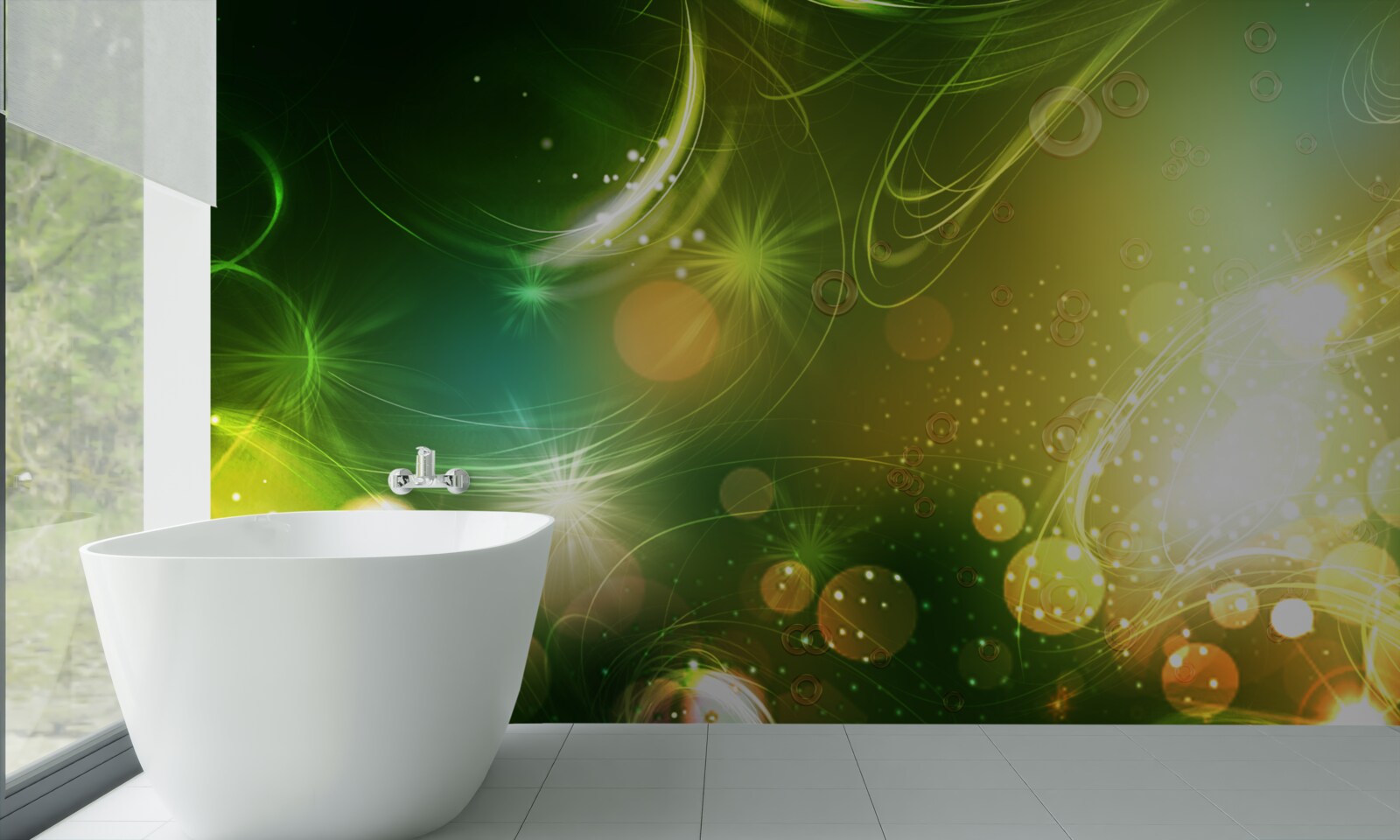 Fototapeta galaxie a planéty