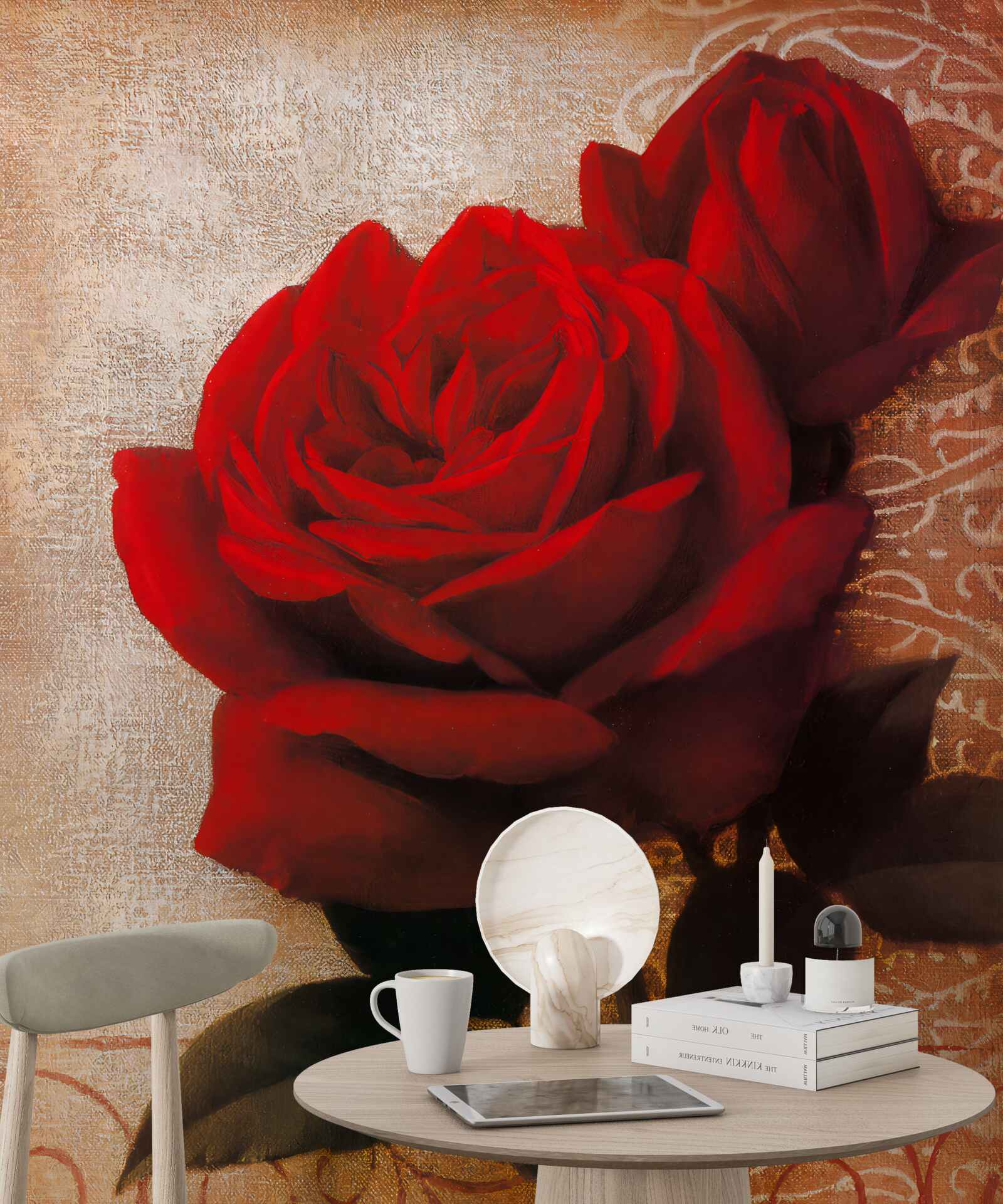 Fototapeta kráľovná ruží v červenej farbe