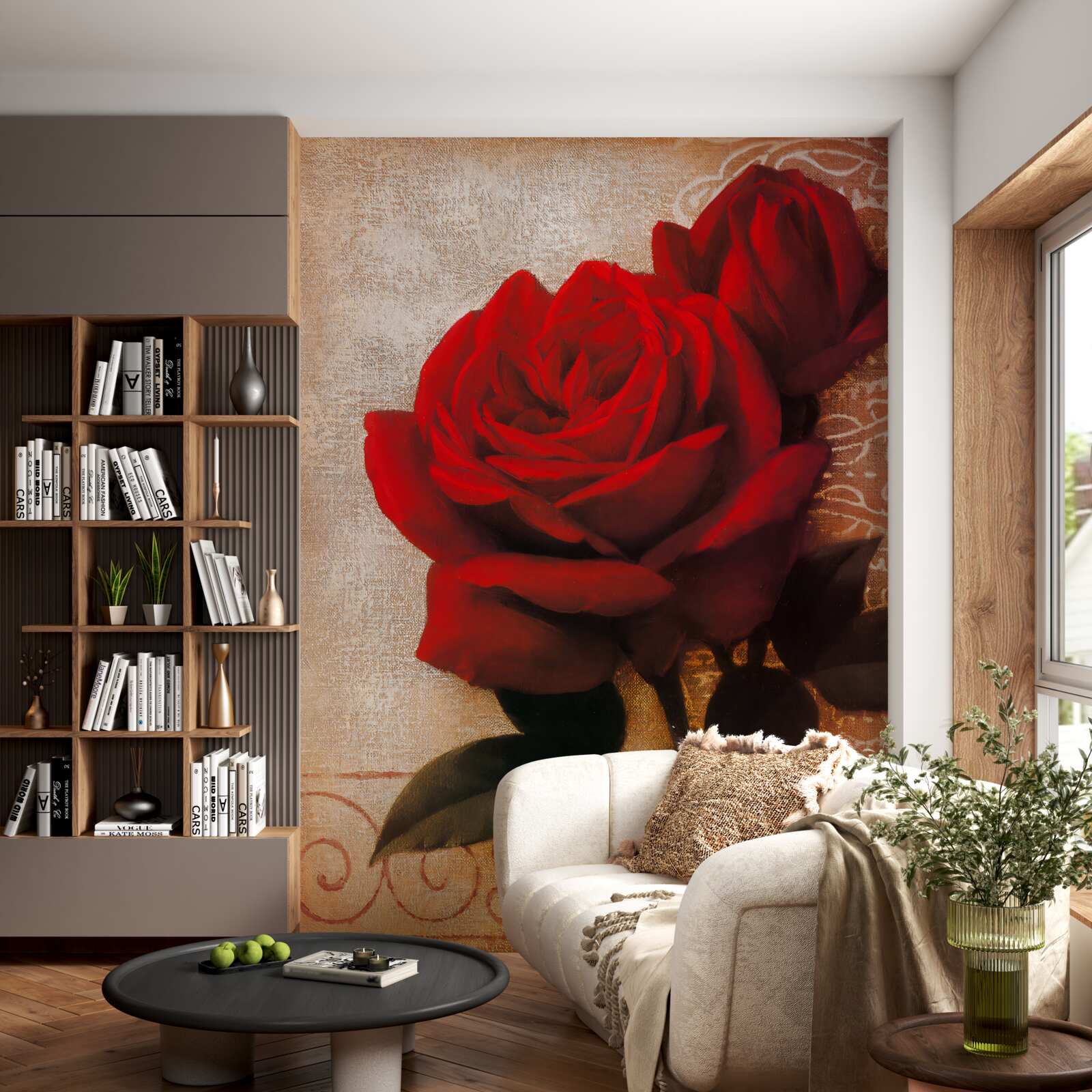 Fototapeta kráľovná ruží v červenej farbe