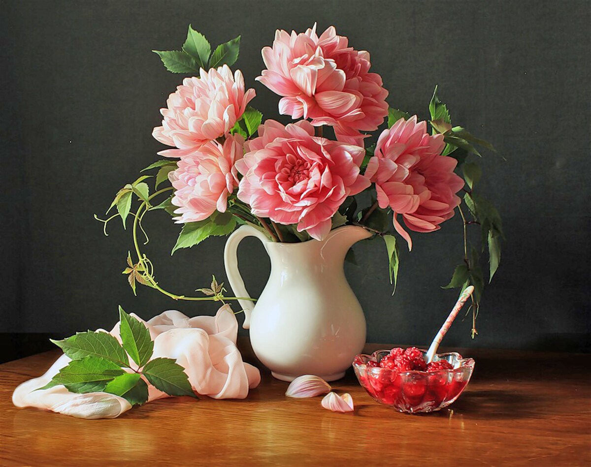 Fototapeta Živá kytica v zátiší