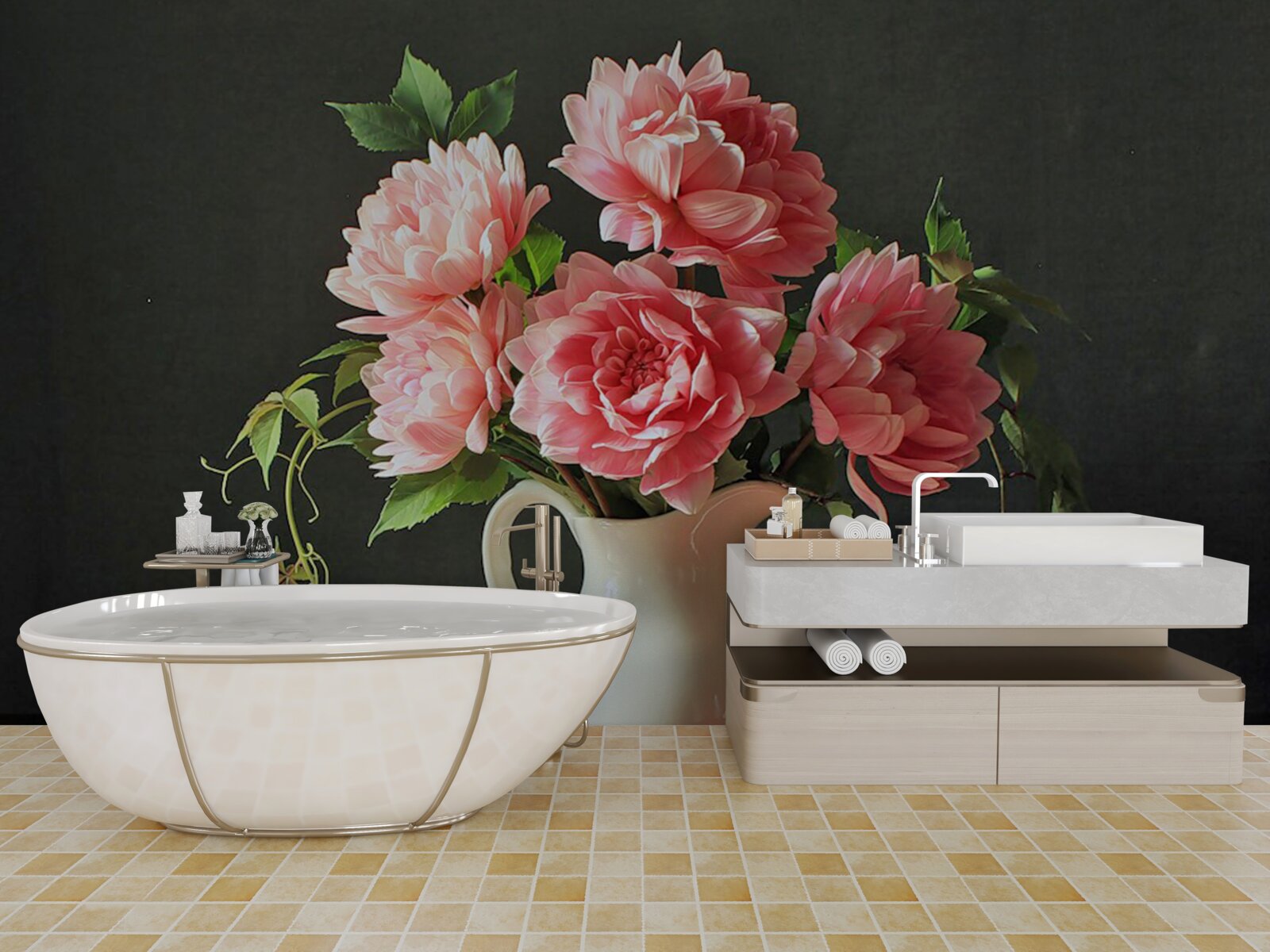 Fototapeta Živá kytica v zátiší