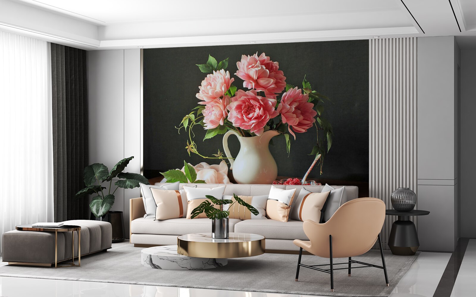 Fototapeta Živá kytica v zátiší