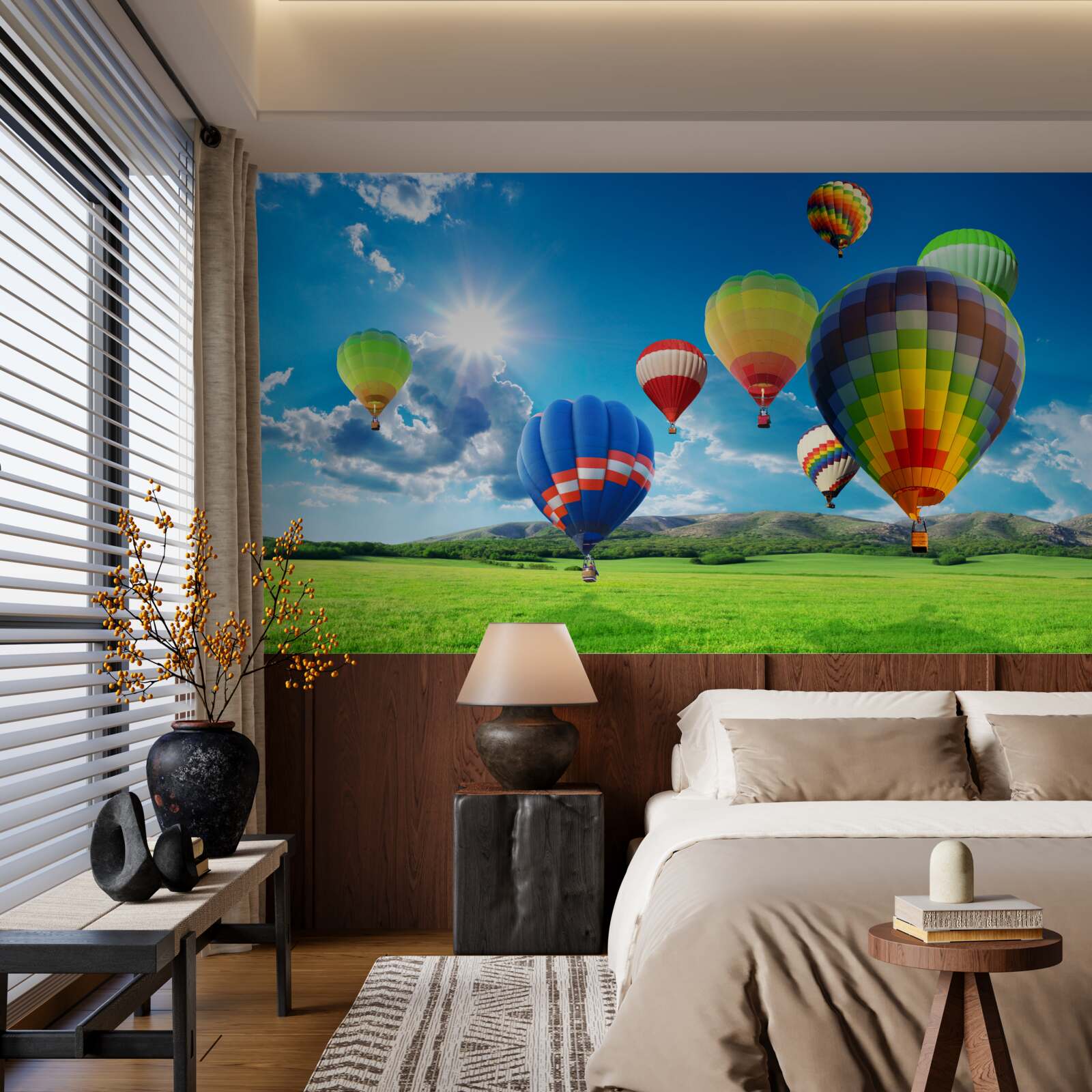 Fototapeta balóny v pestrých farbách