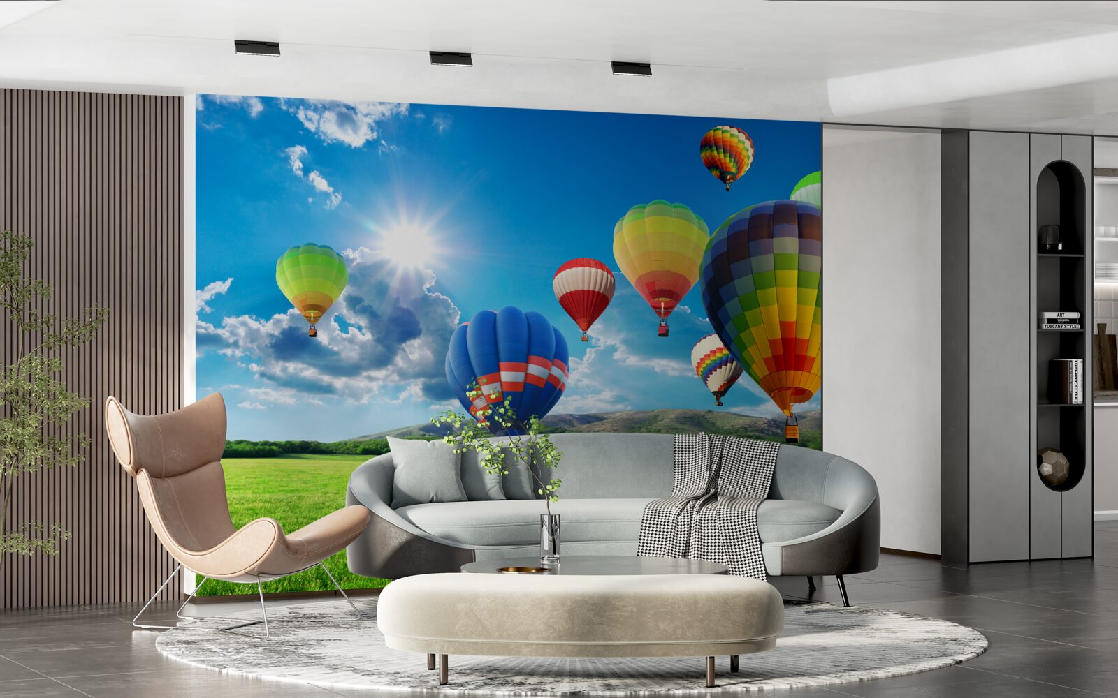 Fototapeta balóny v pestrých farbách