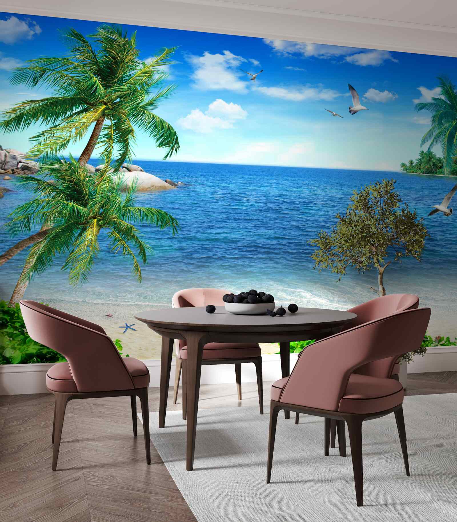 Fototapeta pobrežie paliem v tropickej oblasti