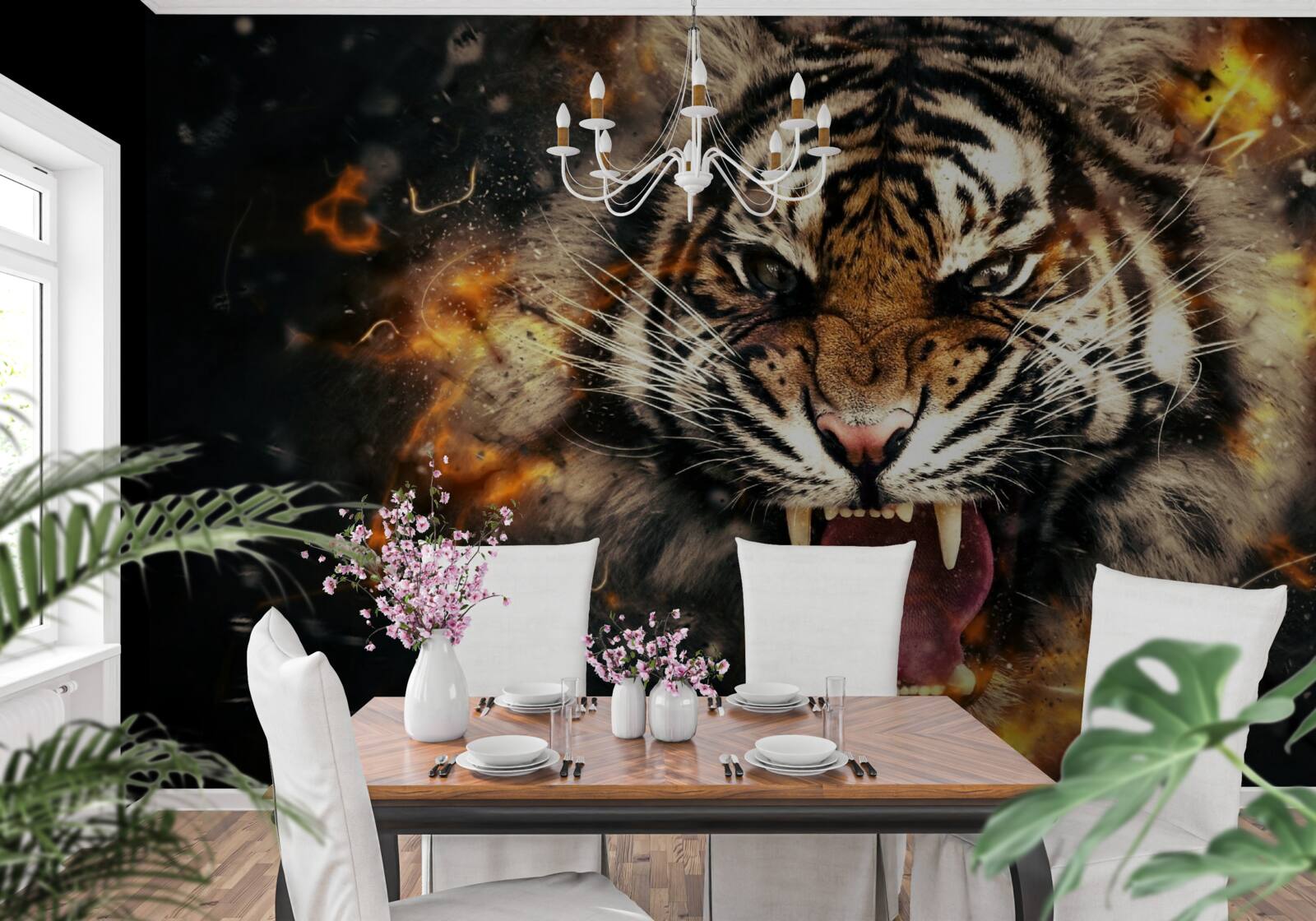 Fototapeta hlasný rev tigra