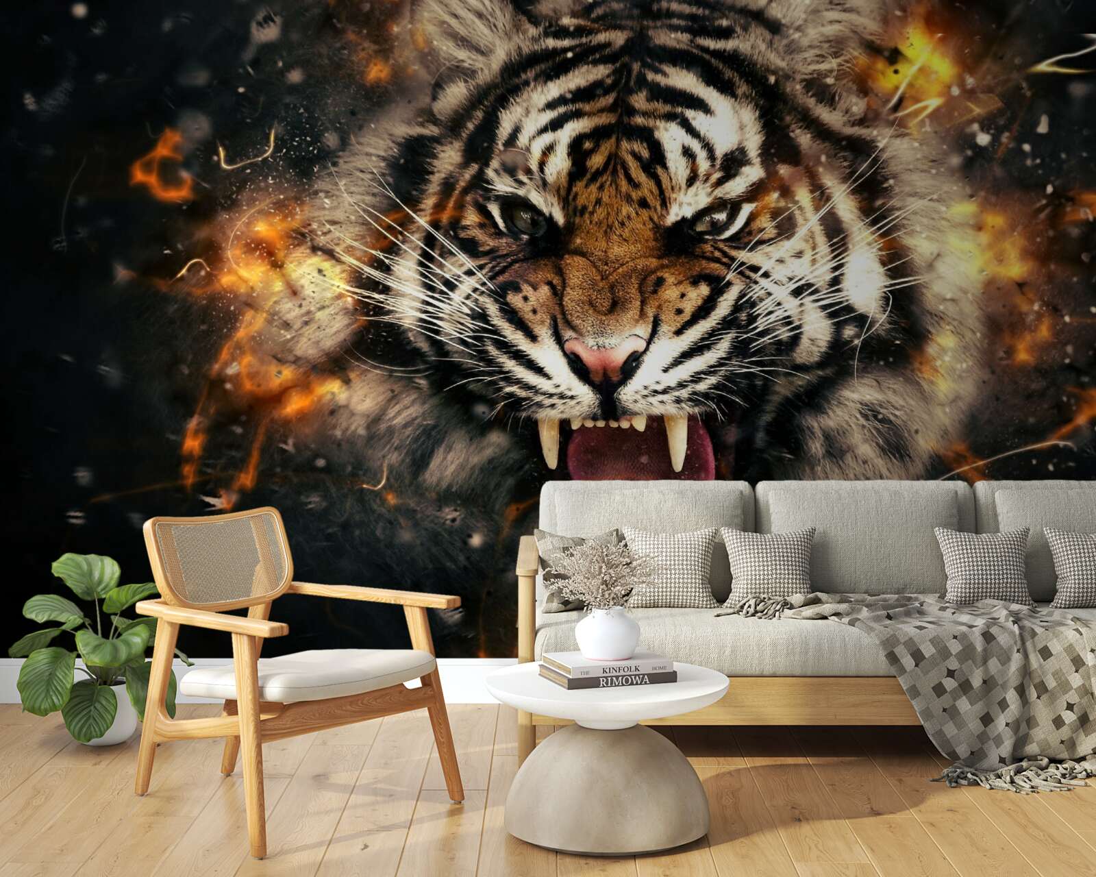 Fototapeta hlasný rev tigra