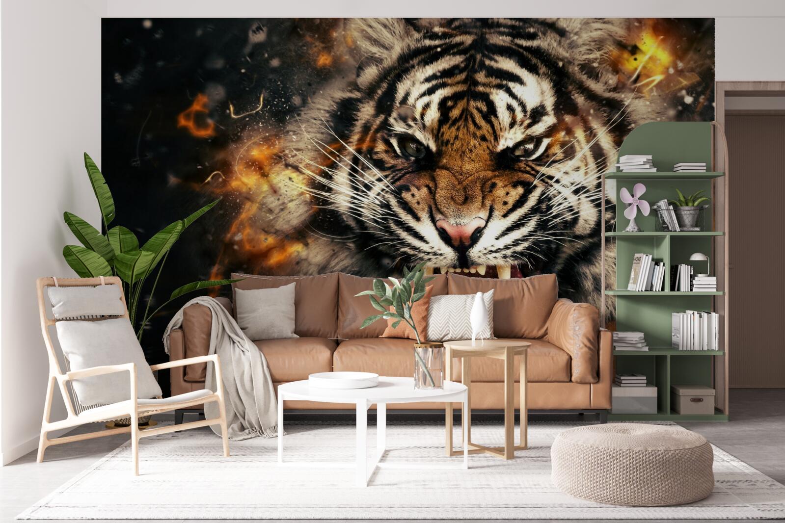 Fototapeta hlasný rev tigra