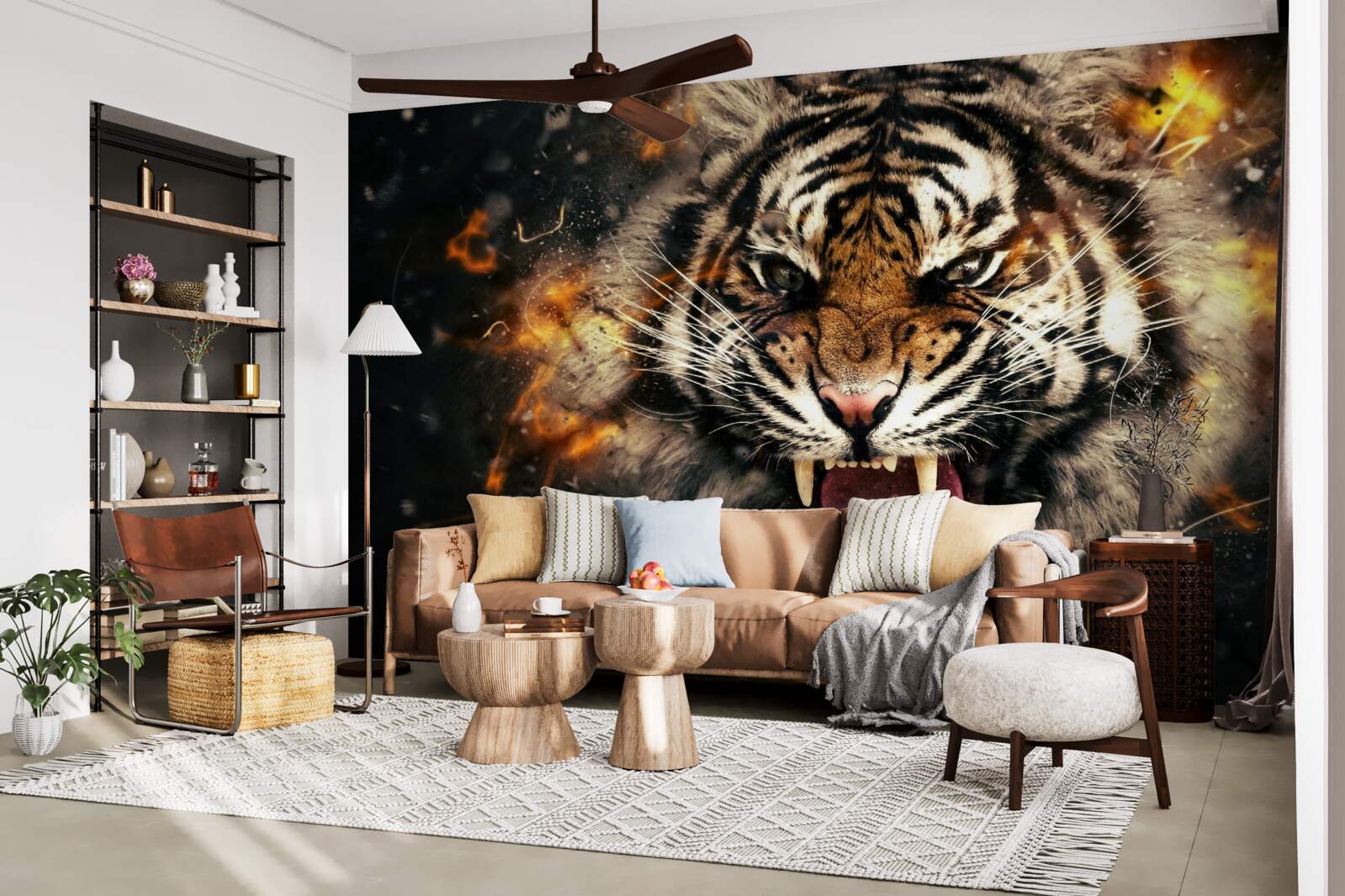 Fototapeta hlasný rev tigra