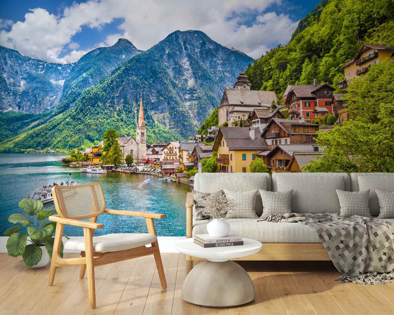 Fototapeta úžasný hallstatt v rakúsku