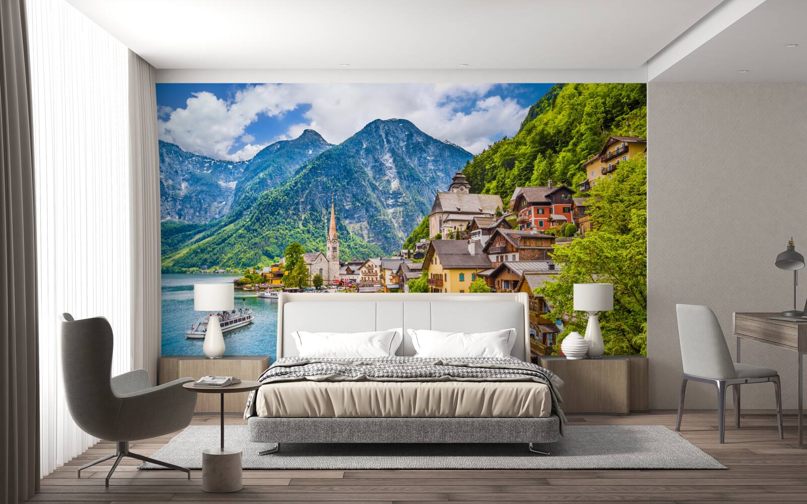 Fototapeta úžasný hallstatt v rakúsku