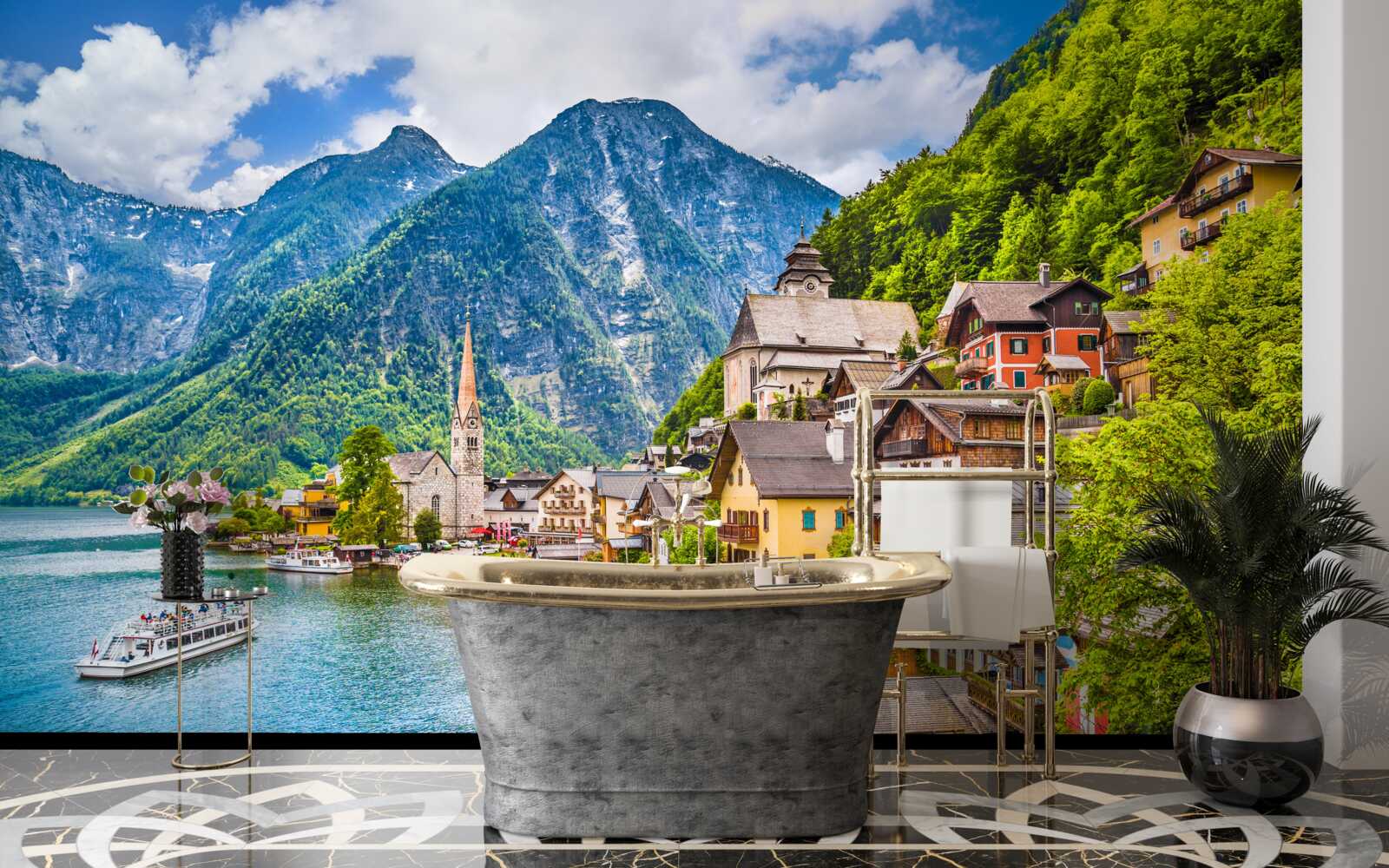 Fototapeta úžasný hallstatt v rakúsku