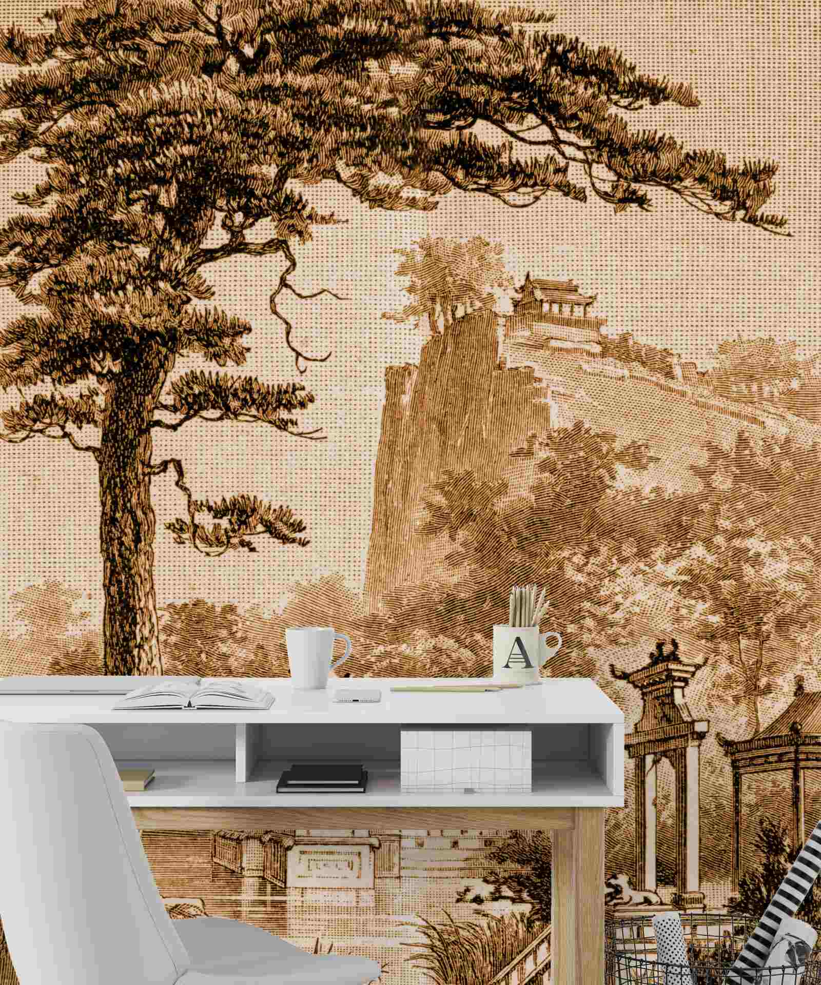 Fototapeta svieža čínska záhrada