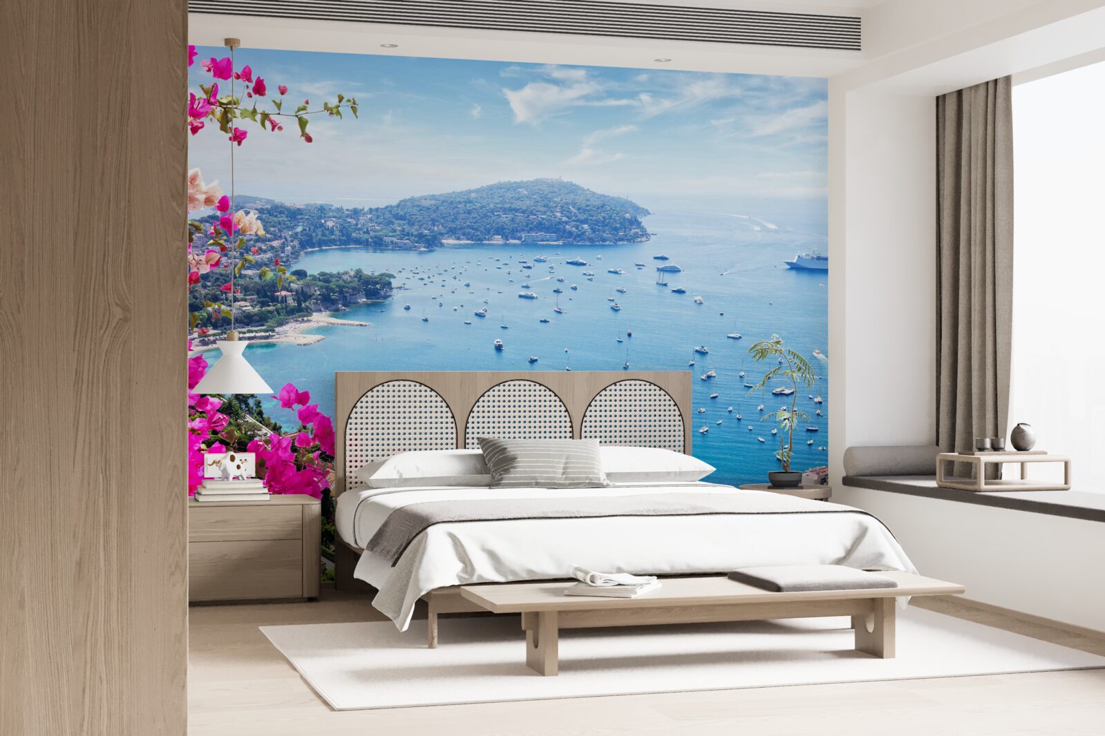 Fototapeta dok neďaleko zafírového pobrežia