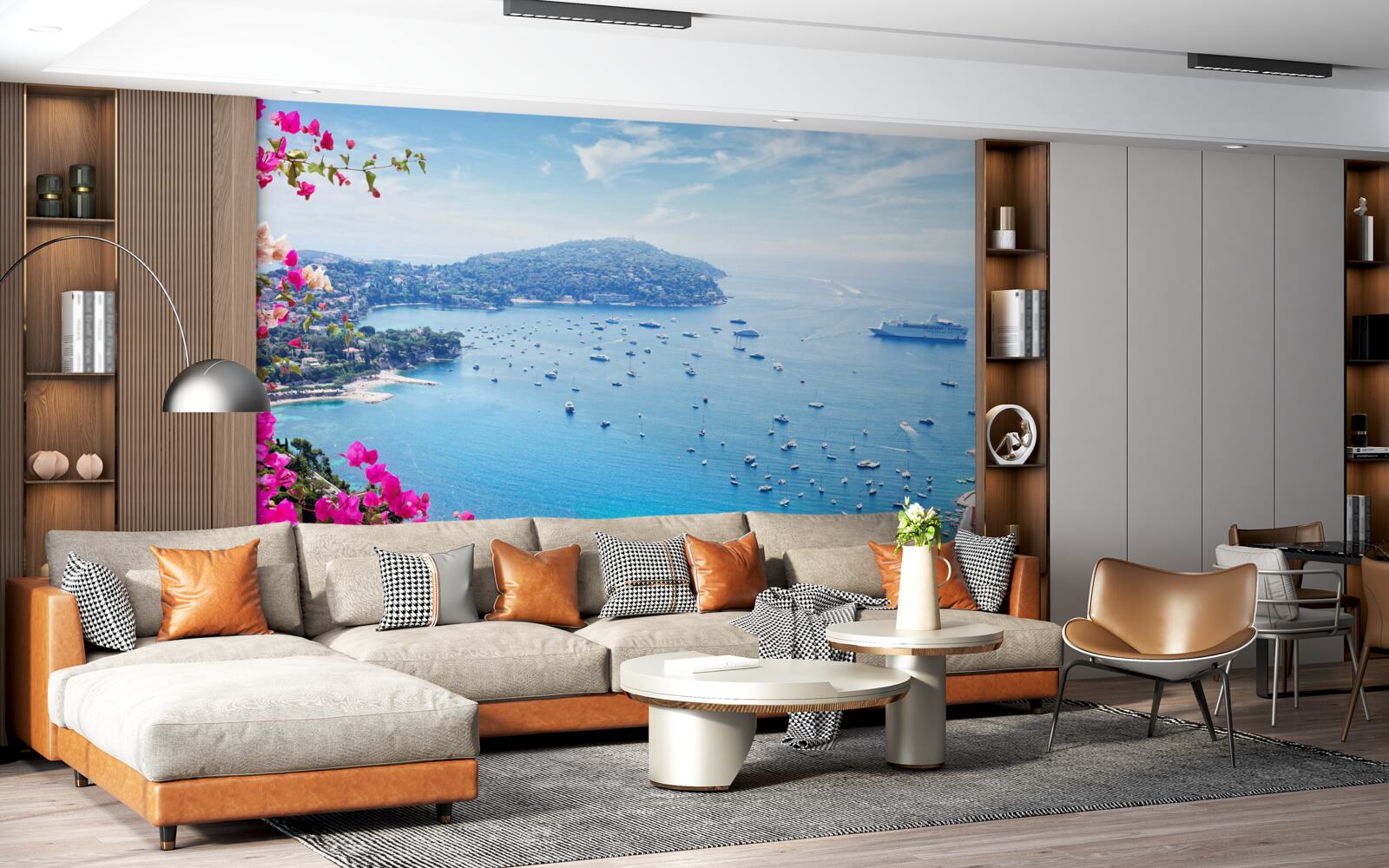 Fototapeta dok neďaleko zafírového pobrežia