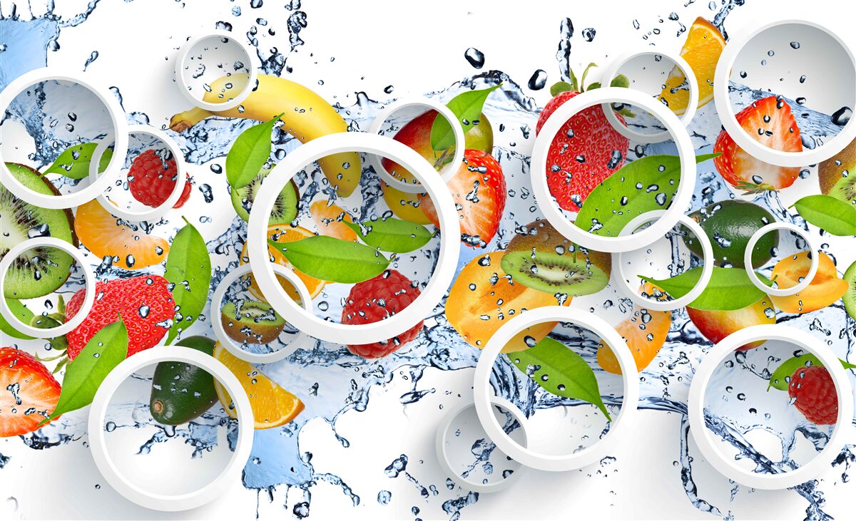 Fototapeta škvrny a ovocie