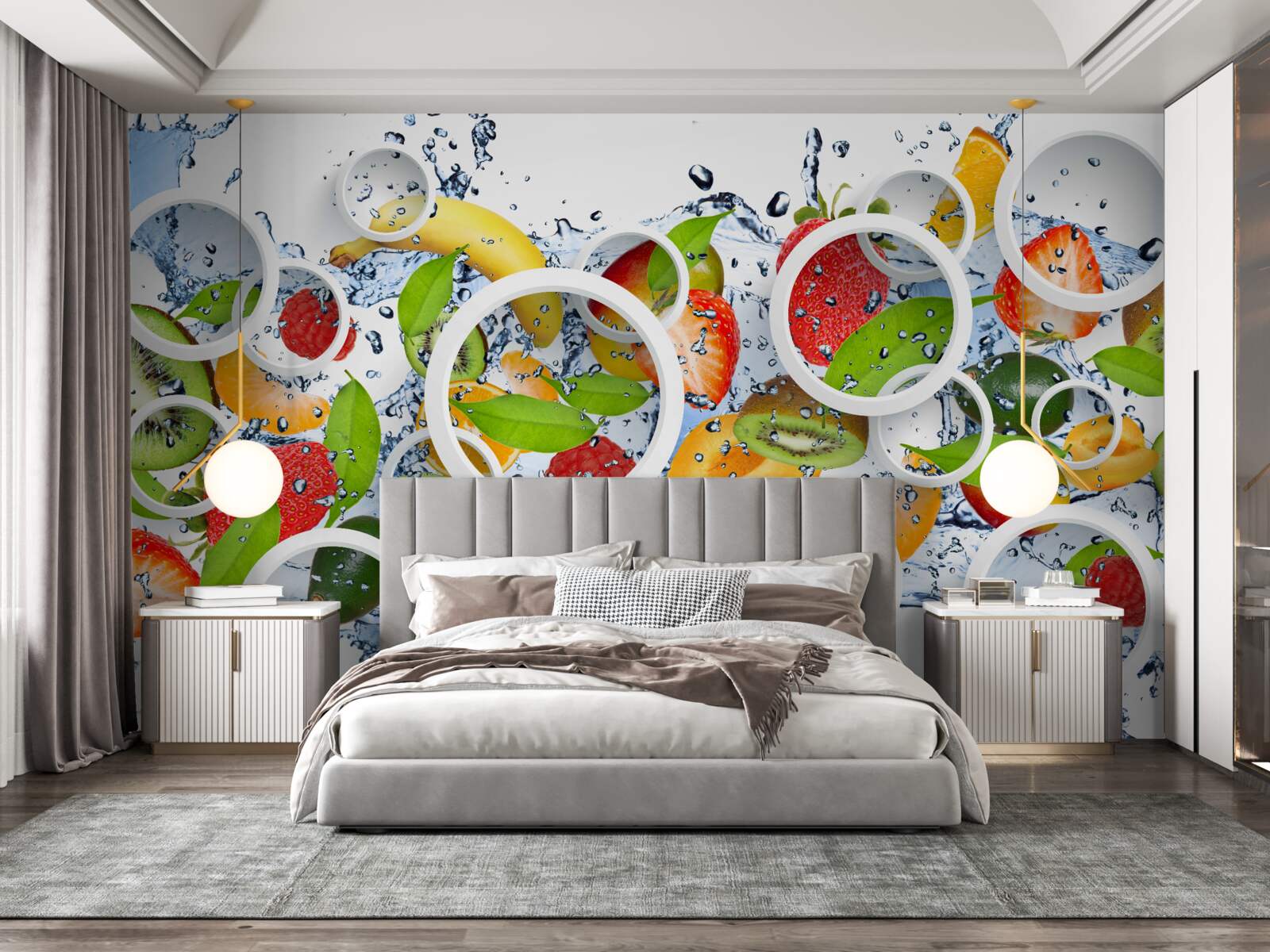 Fototapeta škvrny a ovocie