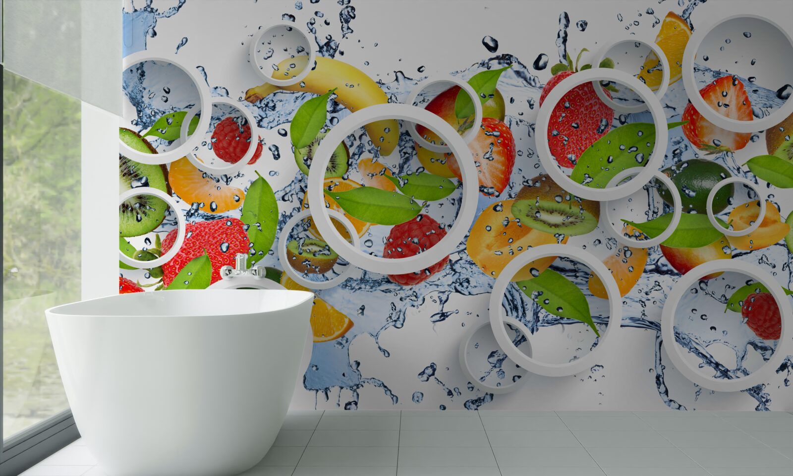 Fototapeta škvrny a ovocie