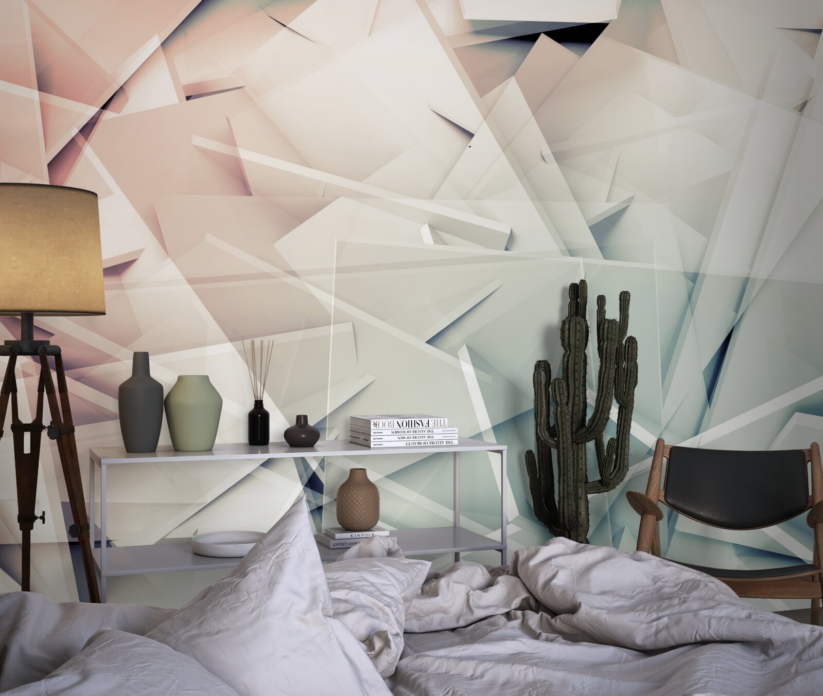 Fototapeta Prechodové sklenené črepy