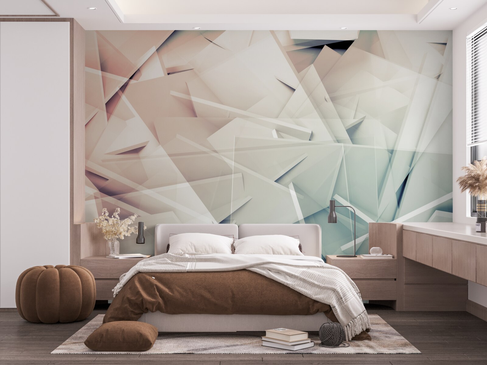 Fototapeta Prechodové sklenené črepy