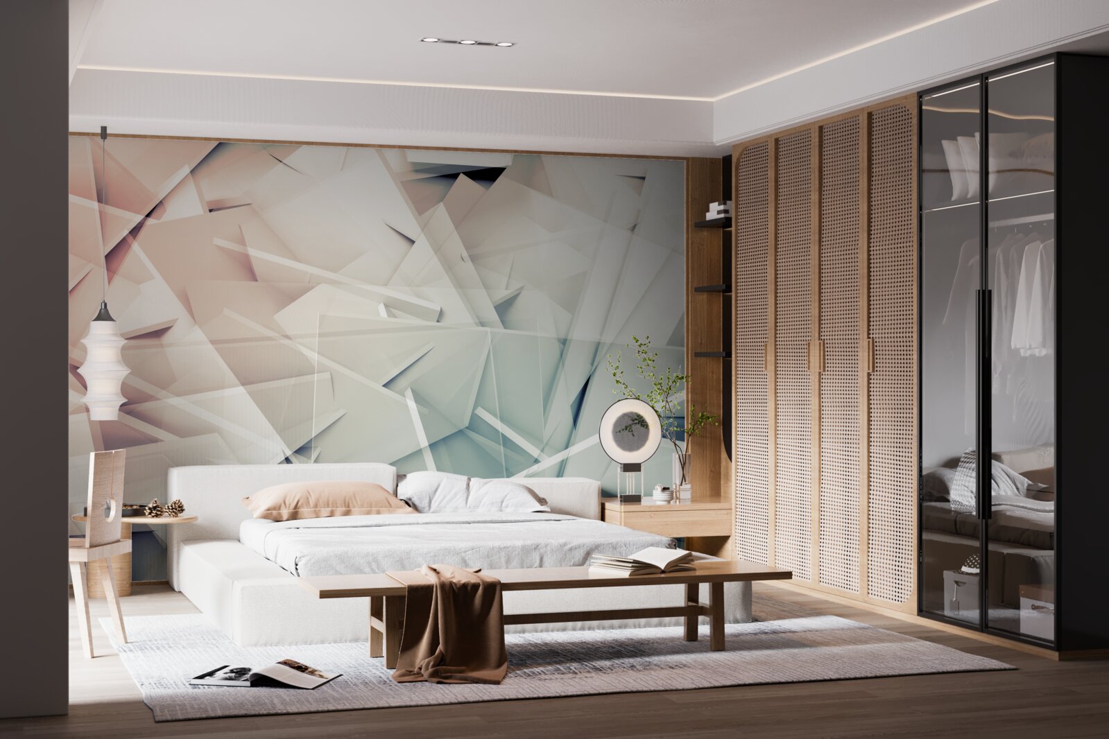 Fototapeta Prechodové sklenené črepy