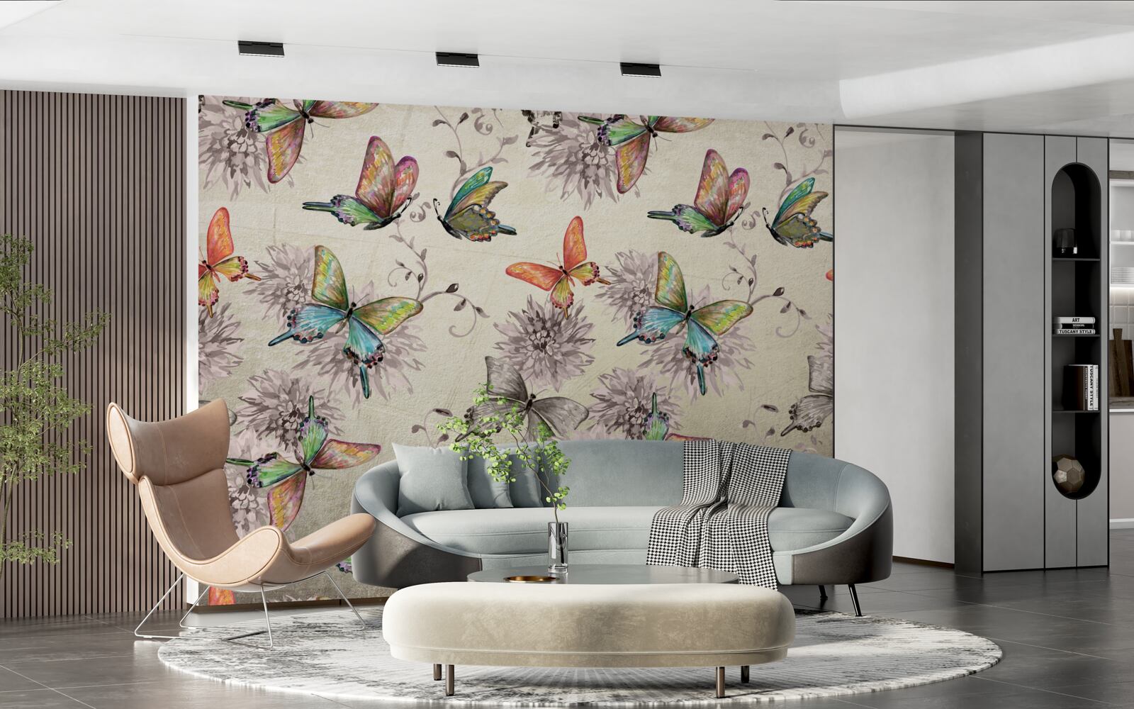 Fototapeta Existuje veľa motýľov, všetky v rôznych farbách