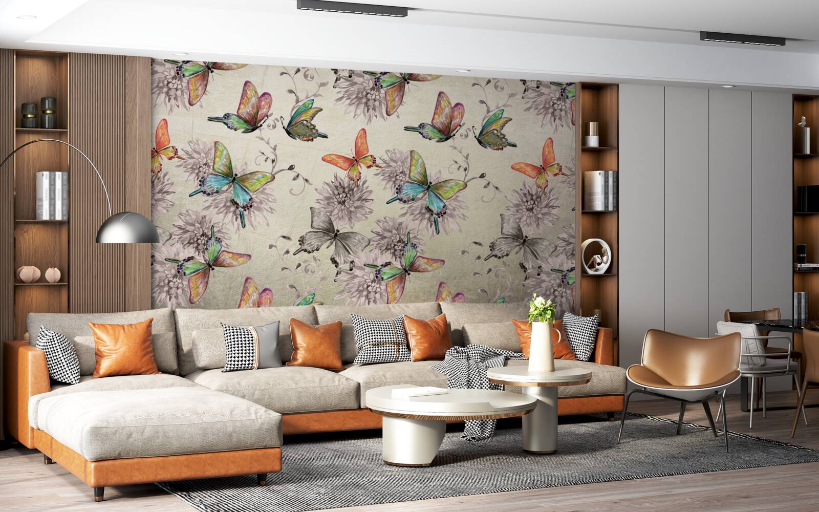 Fototapeta Existuje veľa motýľov, všetky v rôznych farbách