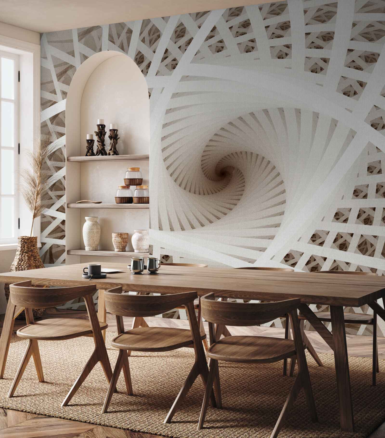 Fototapeta víriaci abstraktný uhol pohľadu