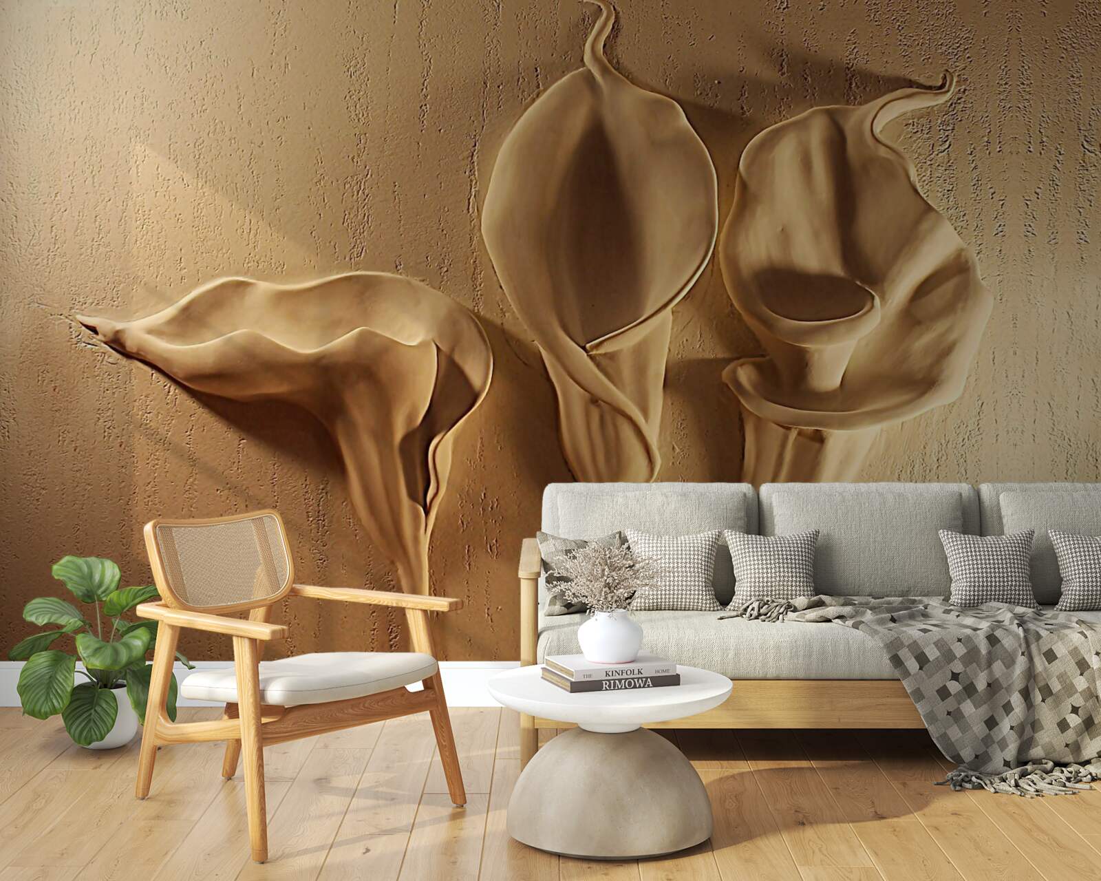 Fototapeta kala z piesku na stene