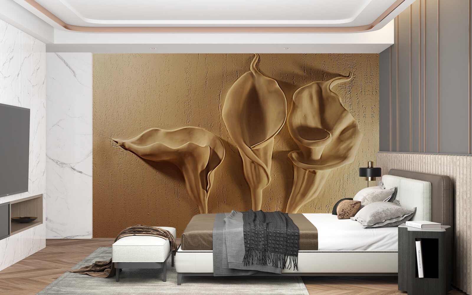 Fototapeta kala z piesku na stene